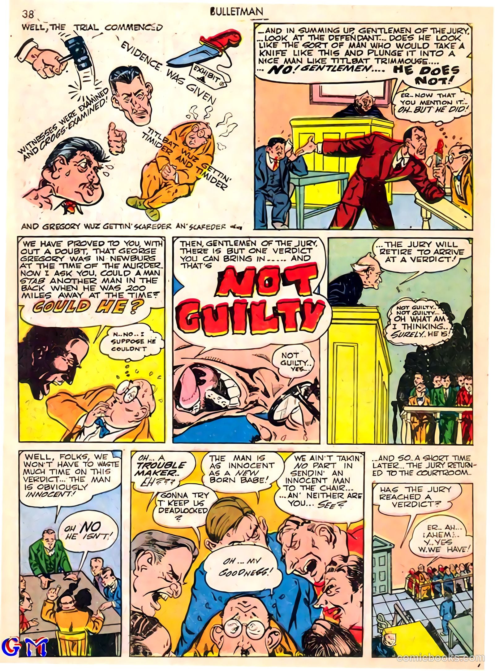 Bulletman #7 (1942) — page 38 of 68