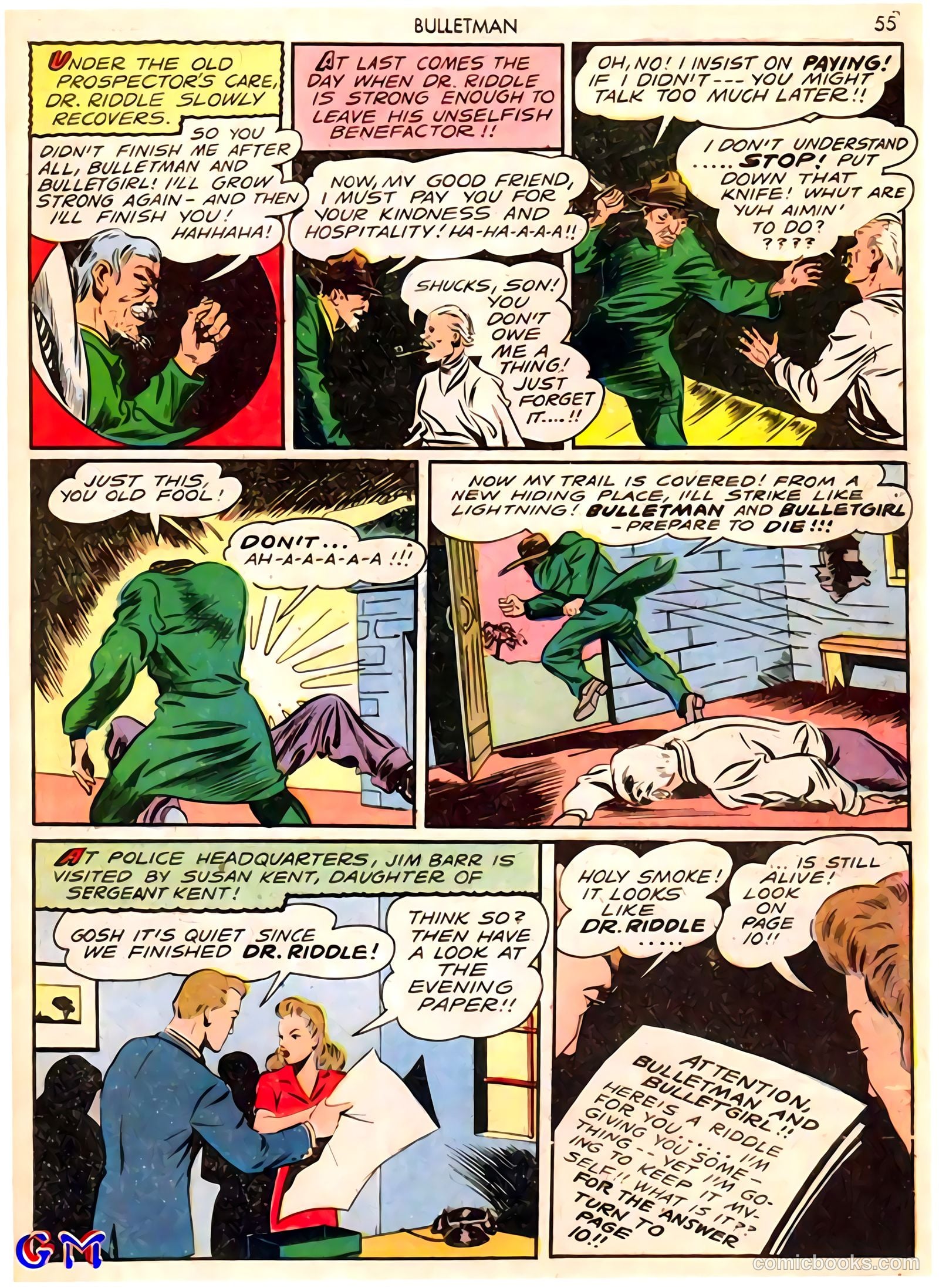 Bulletman #7 (1942) — page 55 of 68