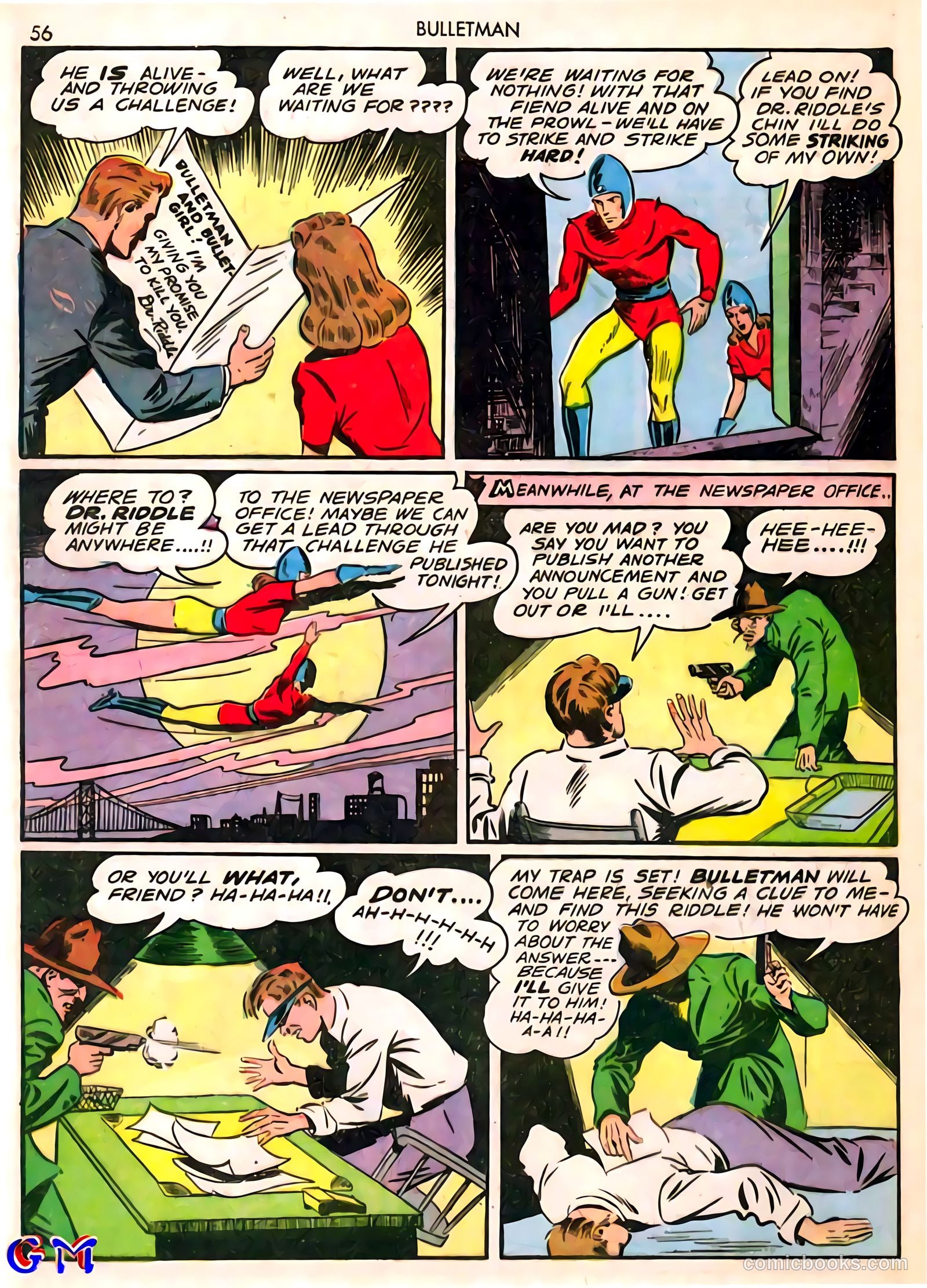 Bulletman #7 (1942) — page 56 of 68