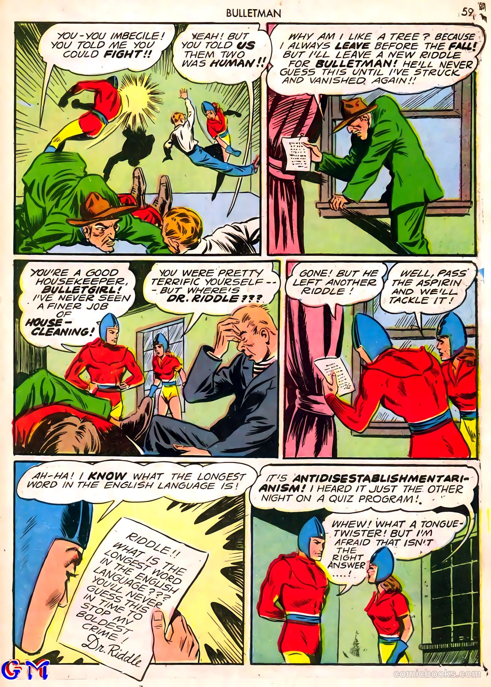 Bulletman #7 (1942) — page 59 of 68