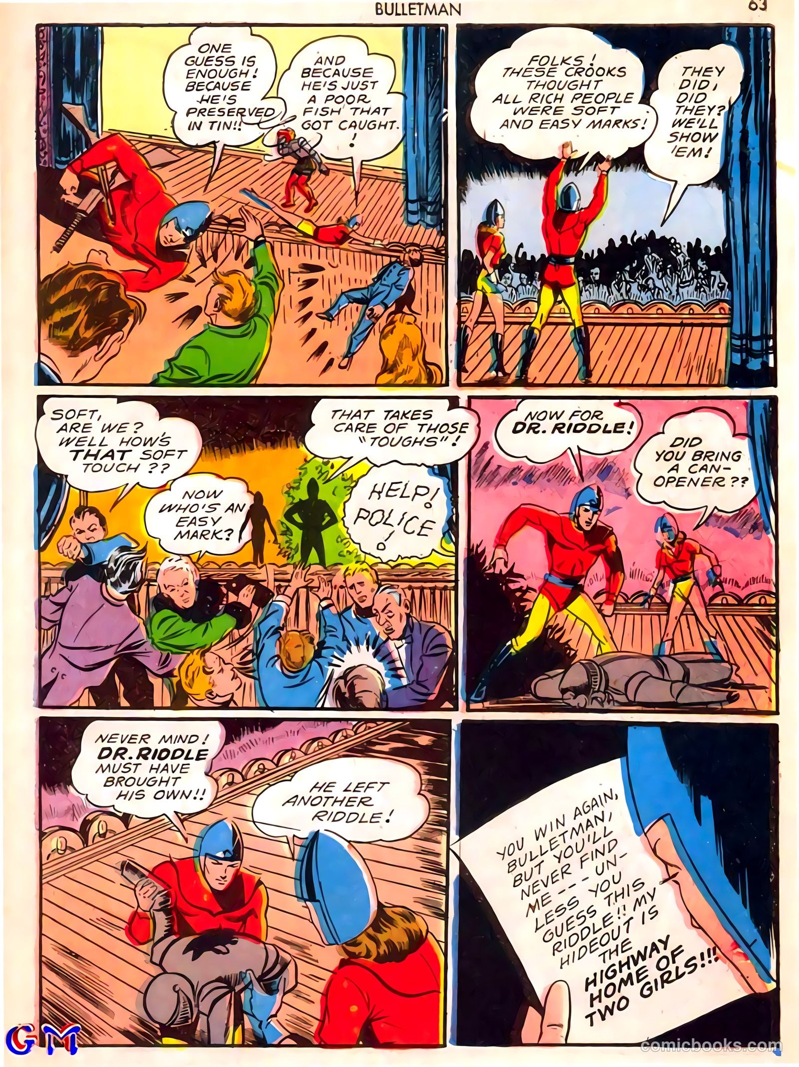 Bulletman #7 (1942) — page 63 of 68