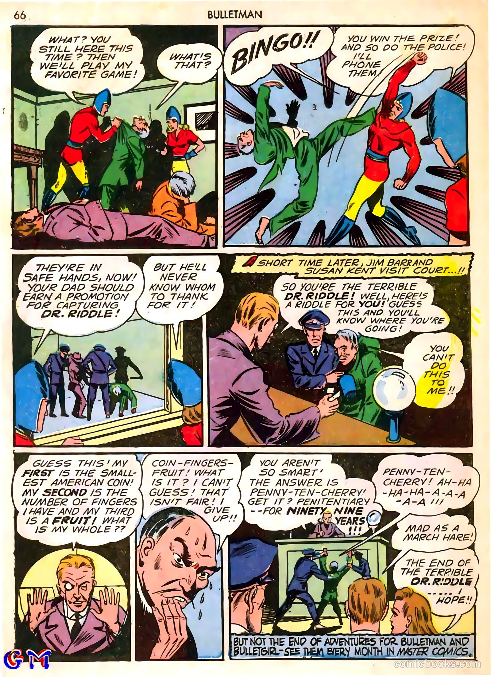 Bulletman #7 (1942) — page 66 of 68