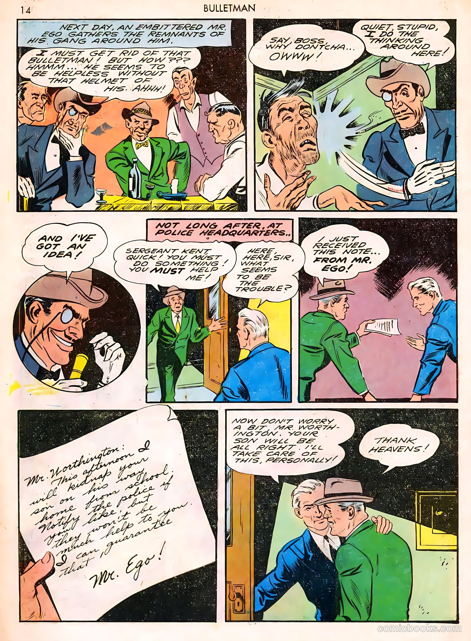 Bulletman #8 (1942) — page 14 of 68