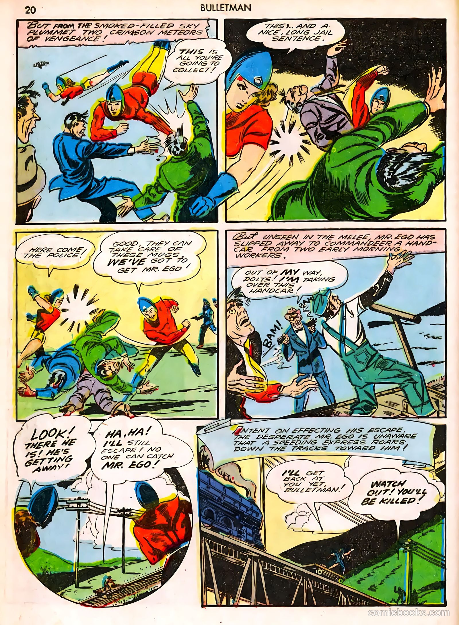 Bulletman #8 (1942) — page 20 of 68