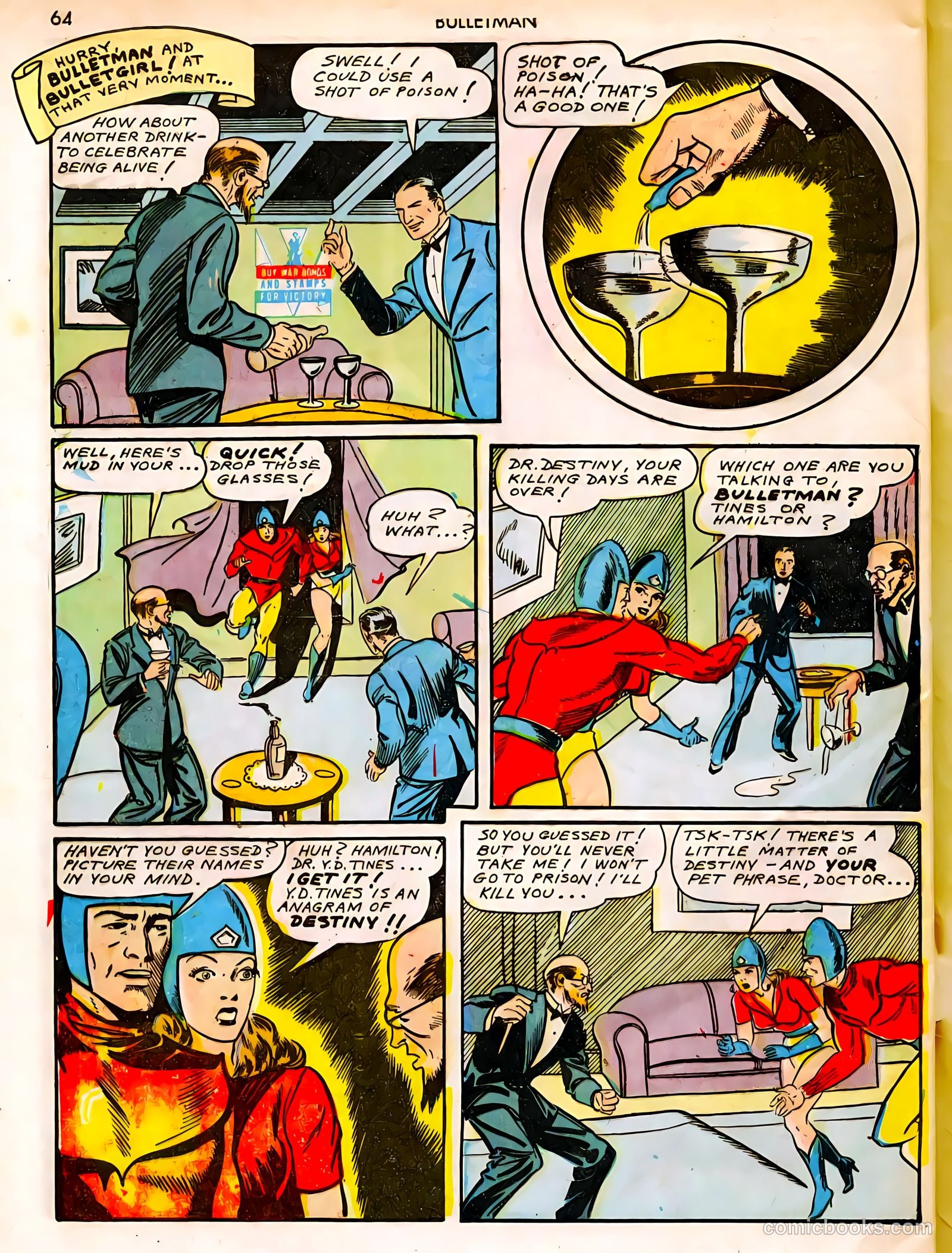 Bulletman #8 (1942) — page 64 of 68