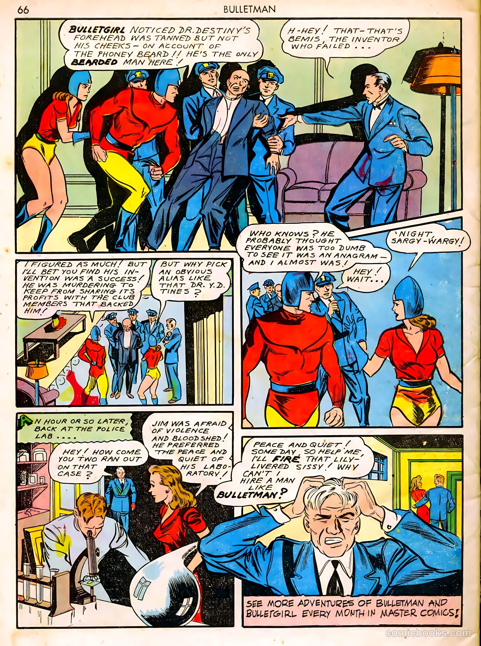 Bulletman #8 (1942) — page 66 of 68