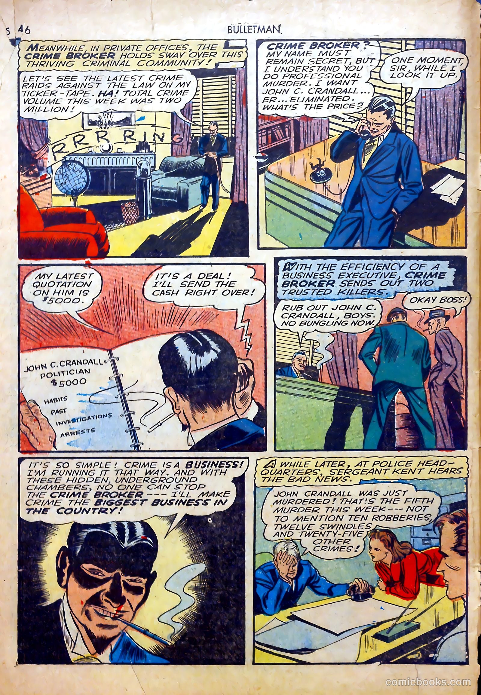 Bulletman #9 (1942) — page 7 of 69