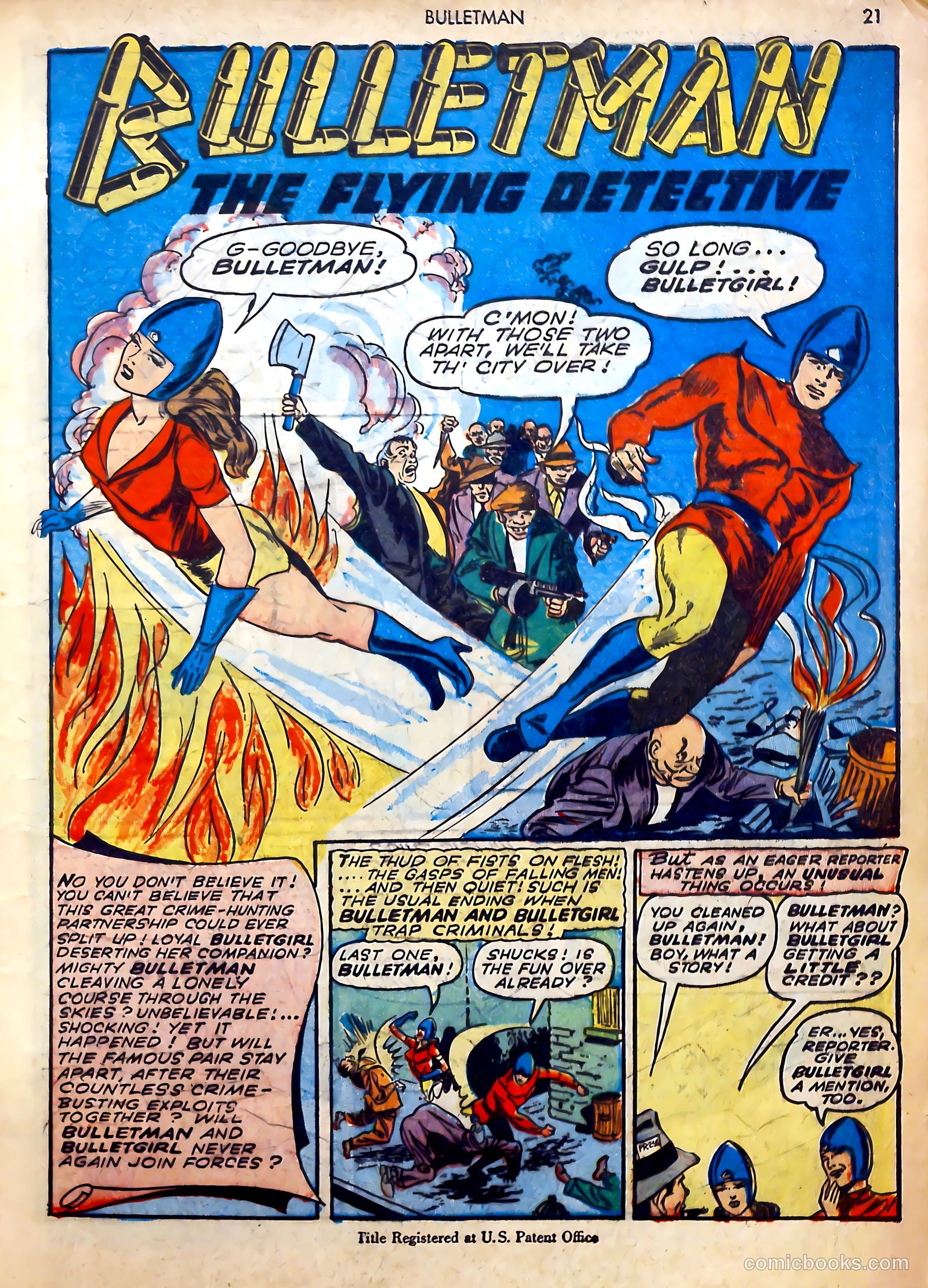 Bulletman #9 (1942) — page 22 of 69
