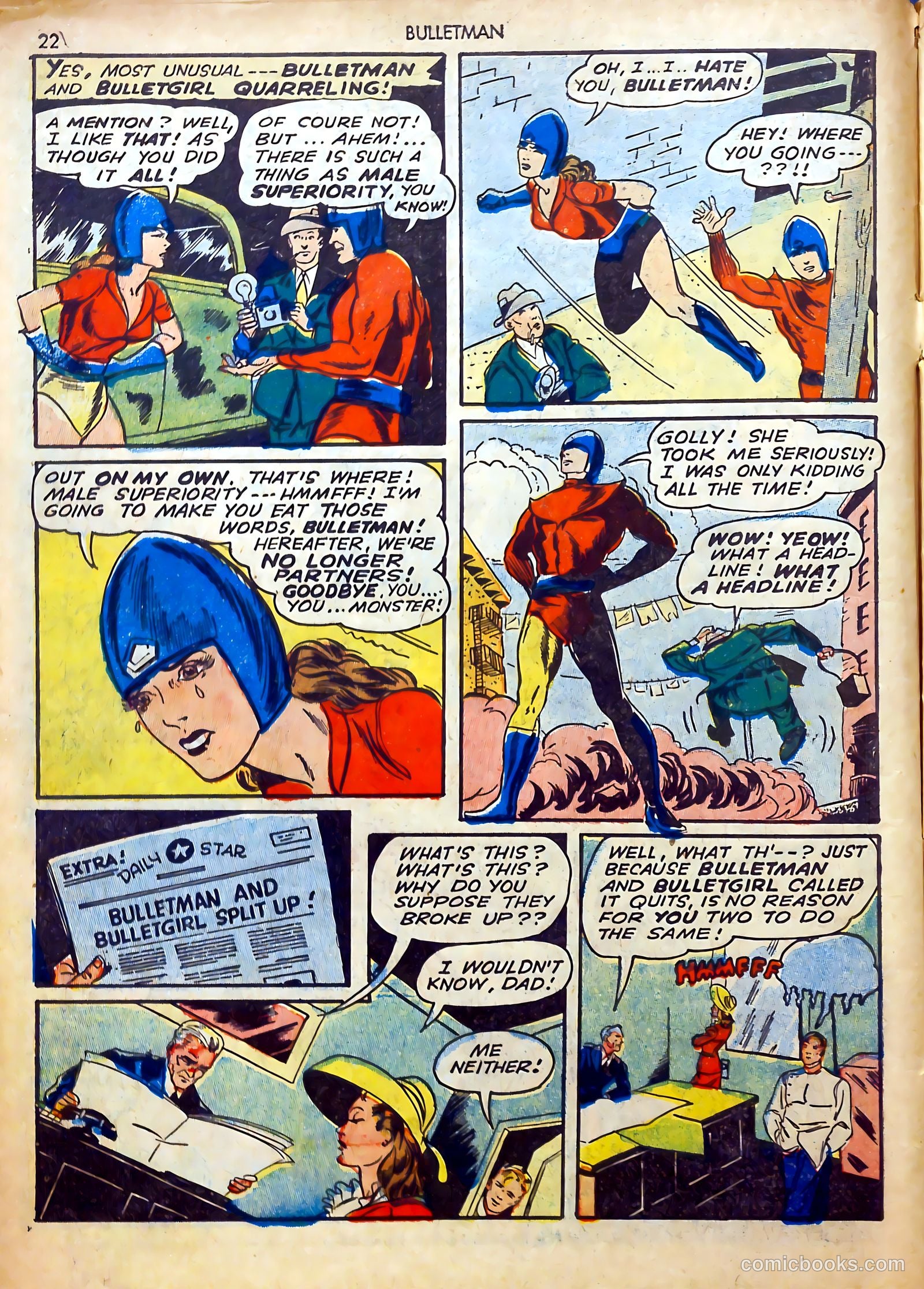 Bulletman #9 (1942) — page 23 of 69