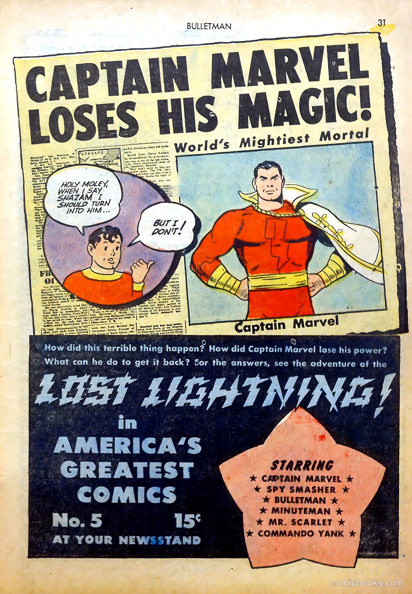 Bulletman #9 (1942) — page 32 of 69