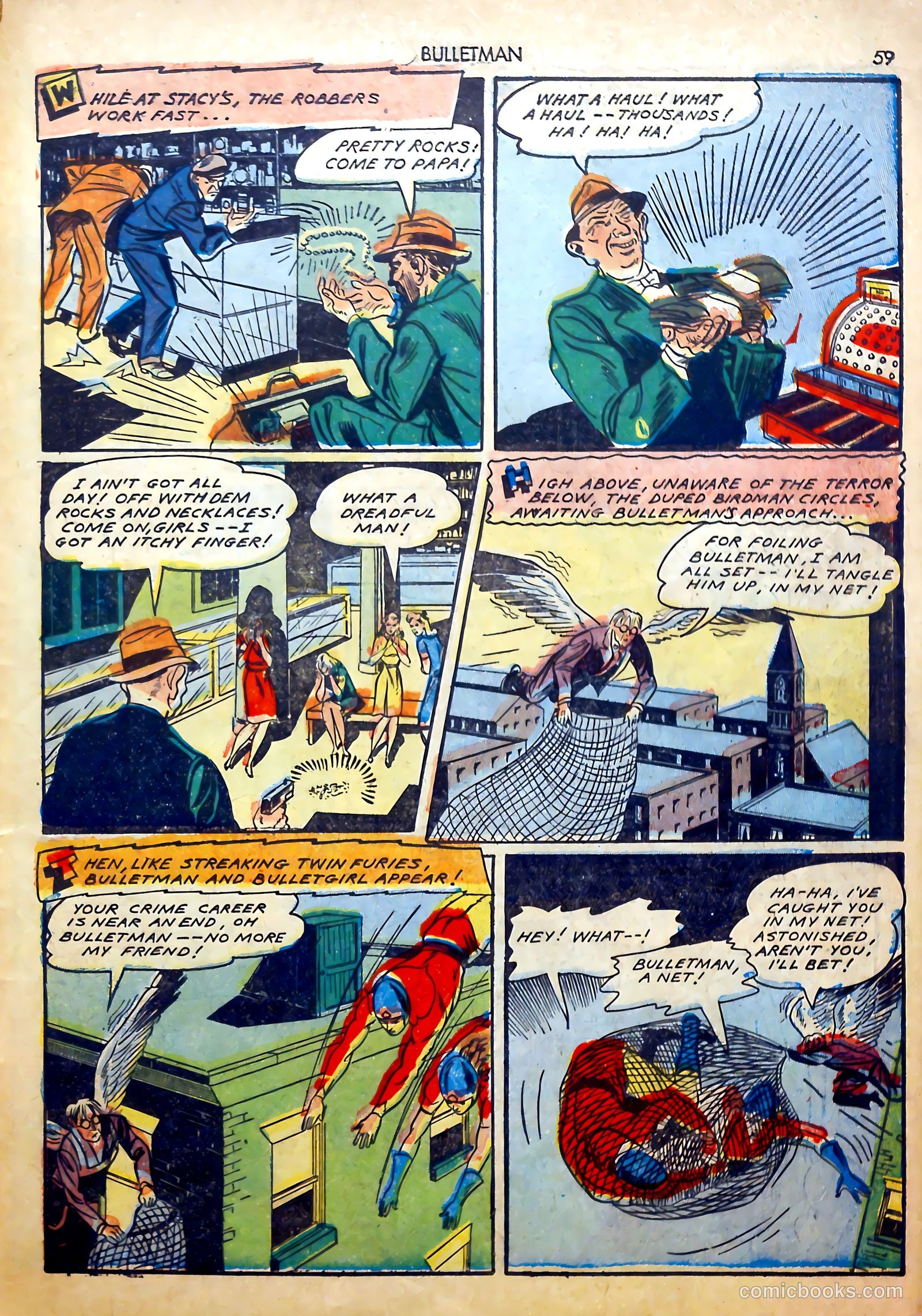 Bulletman #9 (1942) — page 60 of 69
