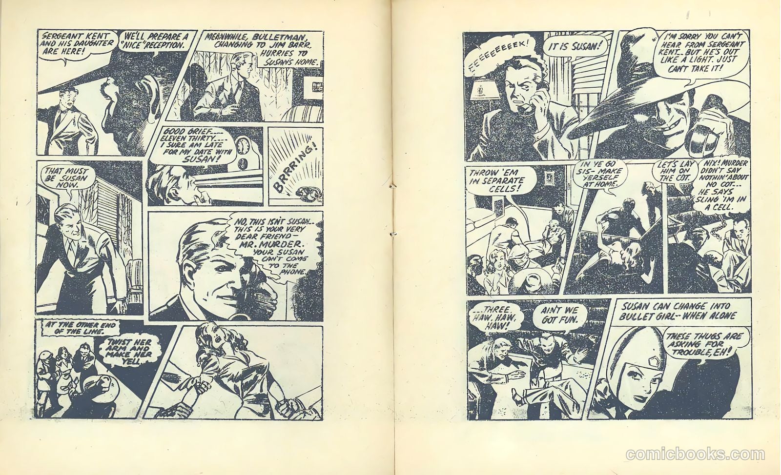 Bulletman [Mighty Midget Comic] #11 (1942) — page 6 of 18