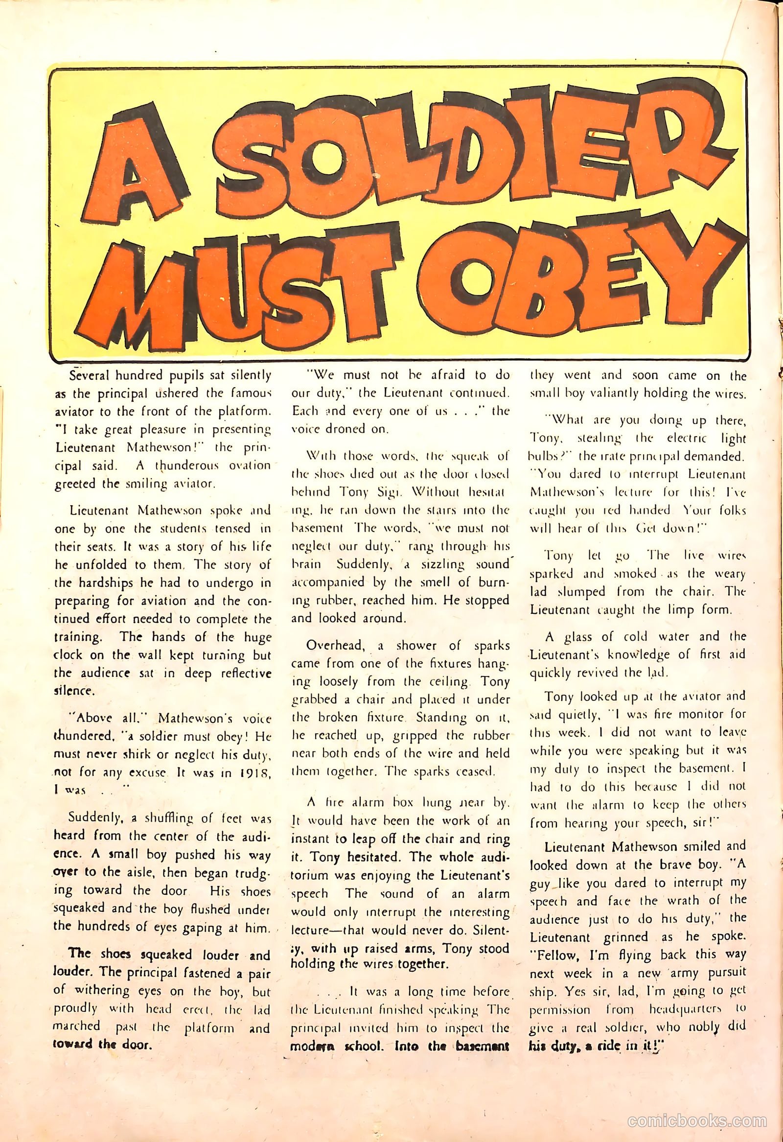 Bulls Eye Comics #11 (1944) — page 22 of 53