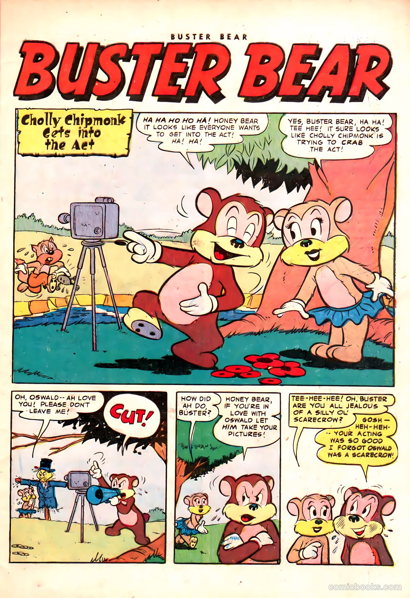 Buster Bear #1 (1953) — page 3 of 36