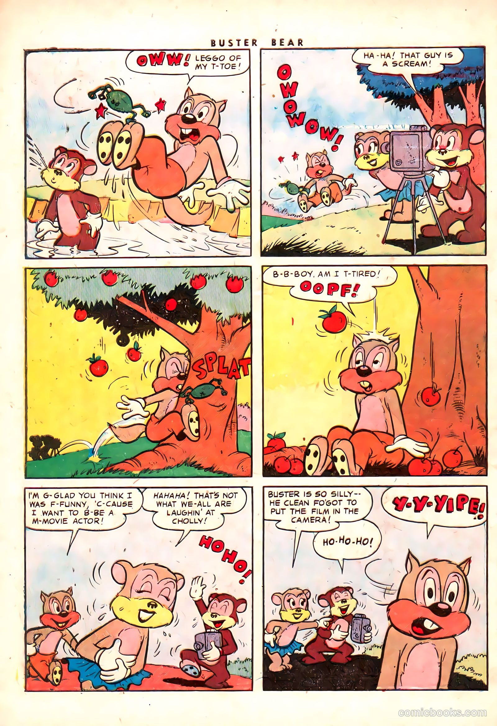 Buster Bear #1 (1953) — page 8 of 36
