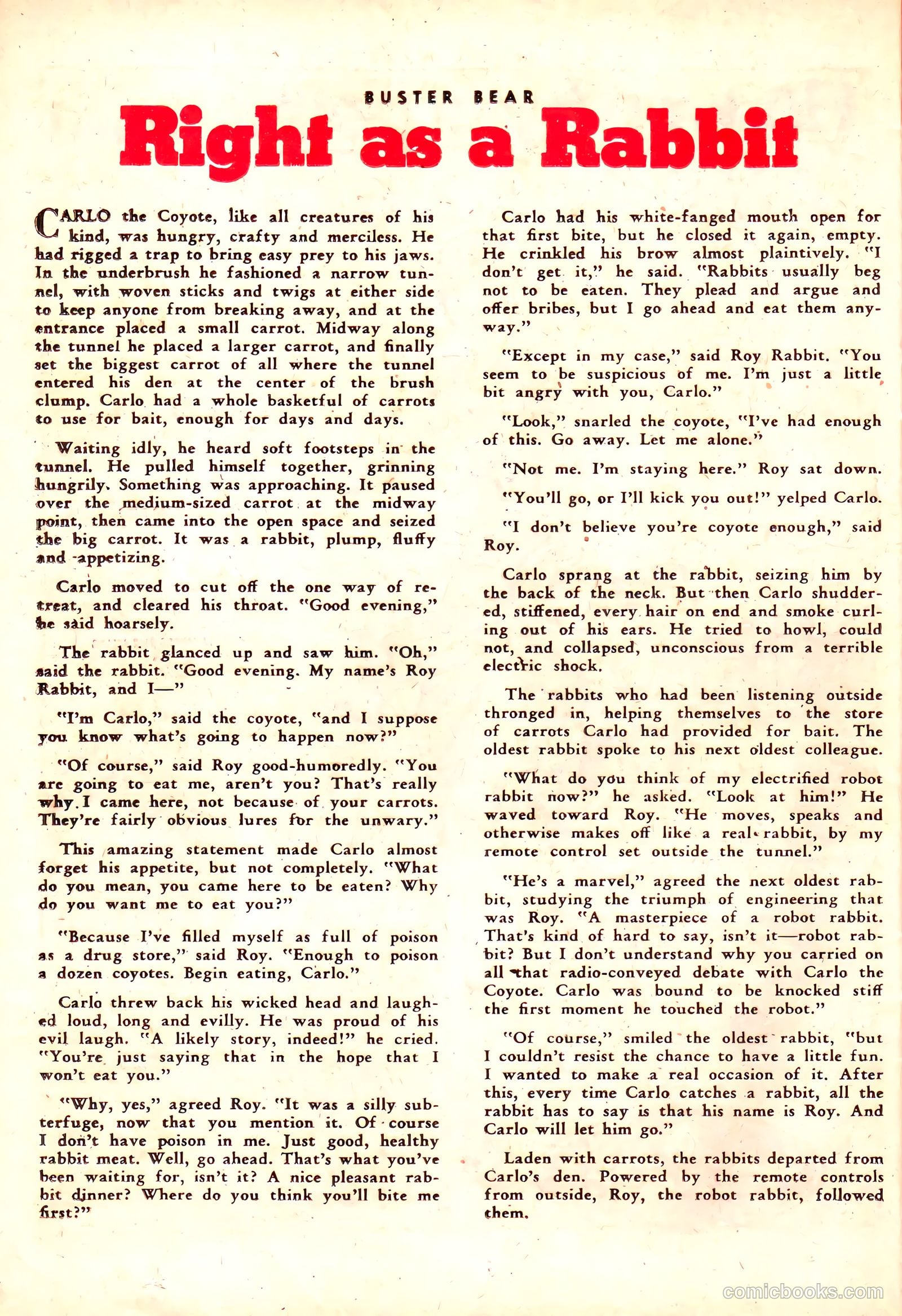 Buster Bear #1 (1953) — page 26 of 36