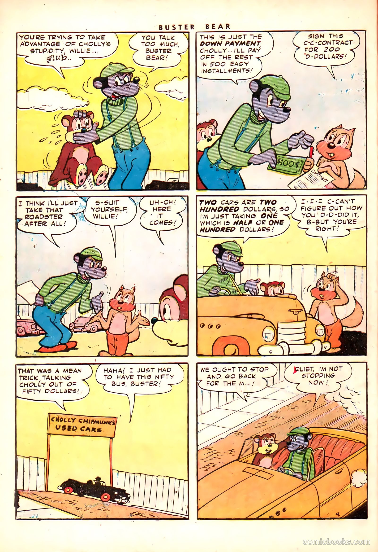 Buster Bear #1 (1953) — page 30 of 36