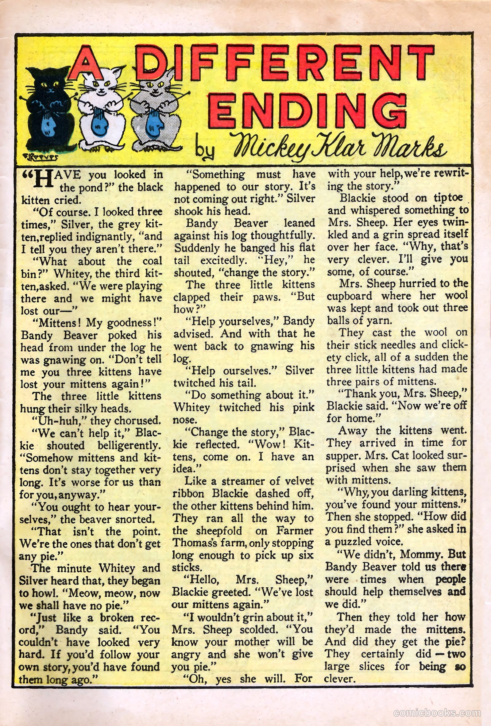 Buster Bear #10 (1963) — page 33 of 36