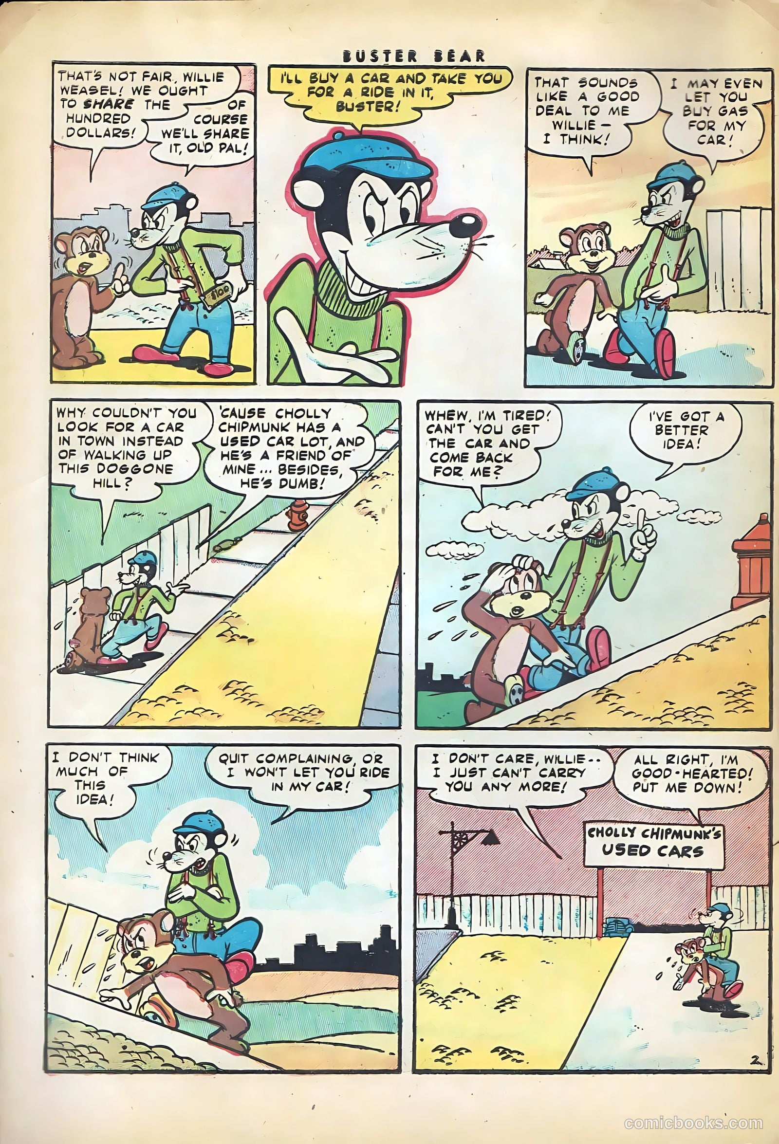 Buster Bear #10 (1955) — page 4 of 36