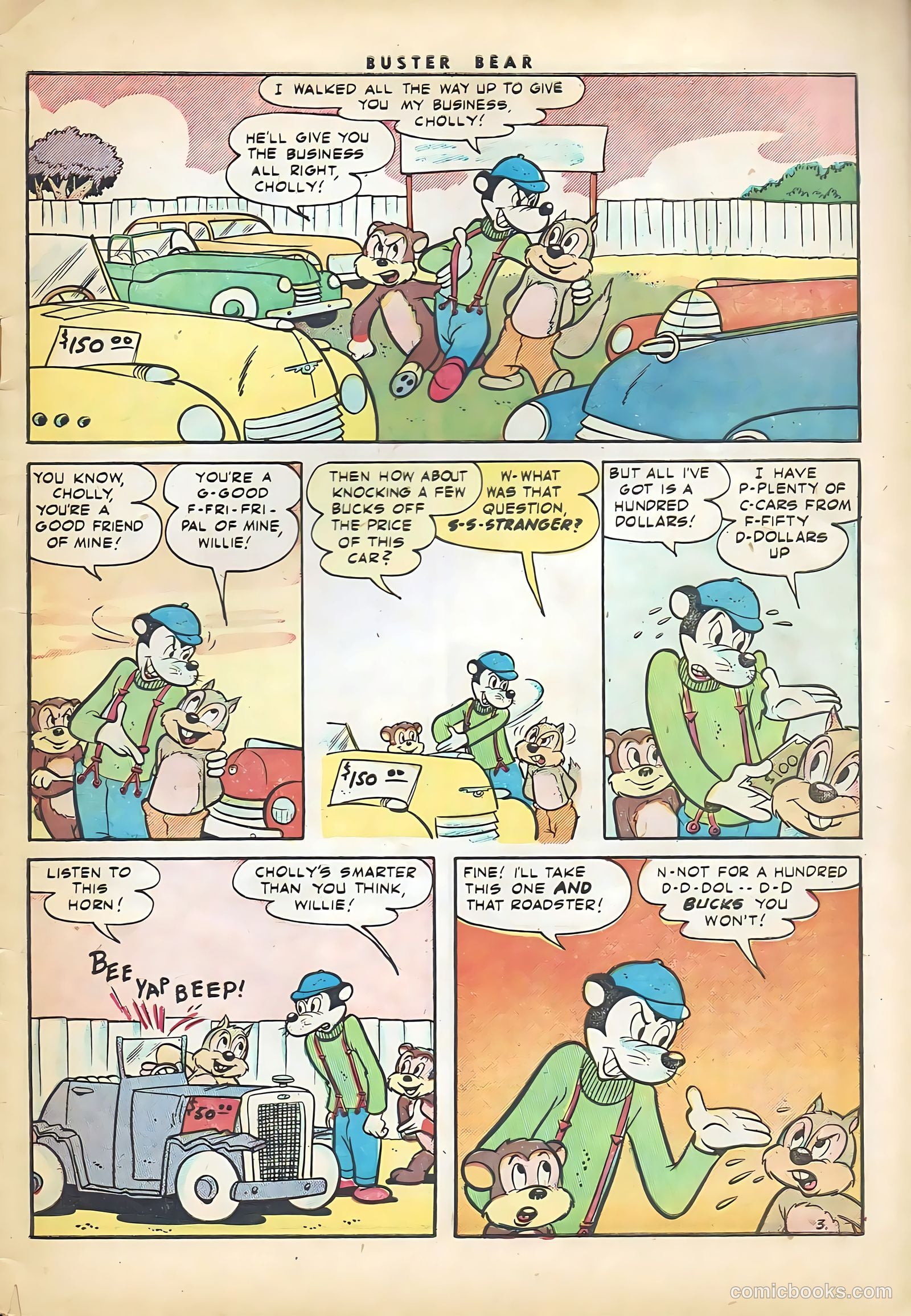 Buster Bear #10 (1955) — page 5 of 36