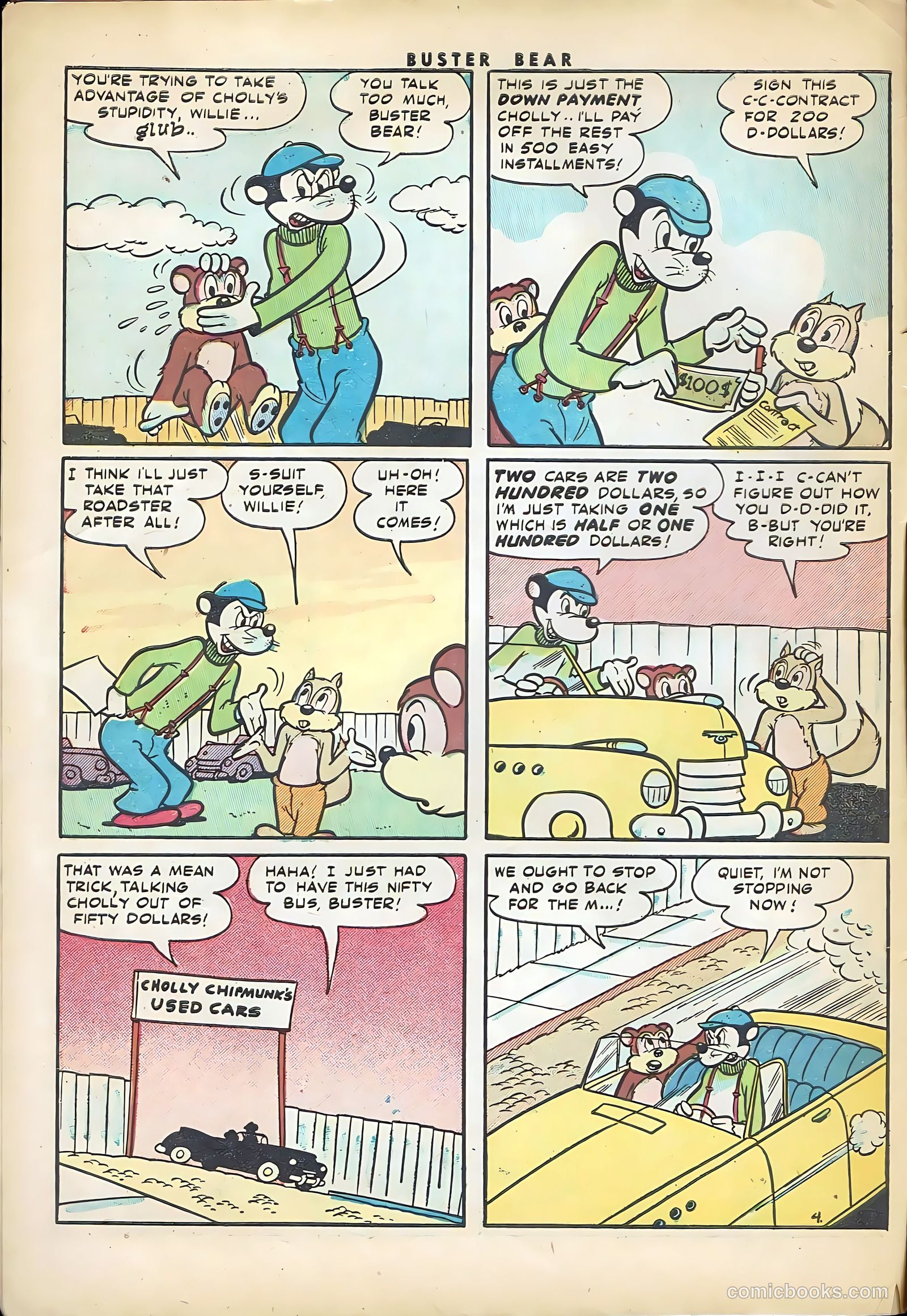Buster Bear #10 (1955) — page 6 of 36