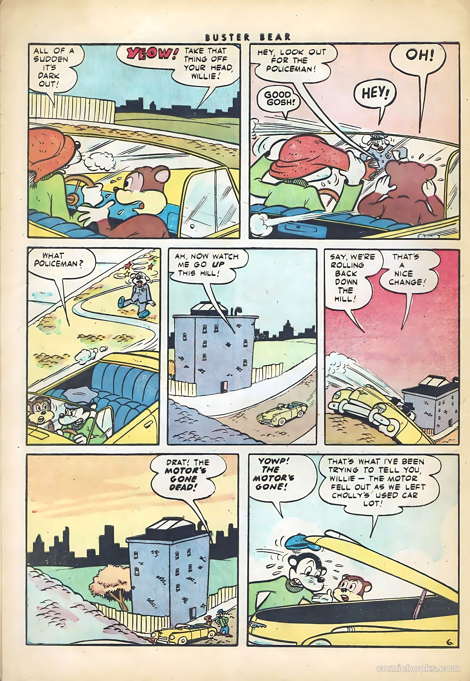 Buster Bear #10 (1955) — page 8 of 36