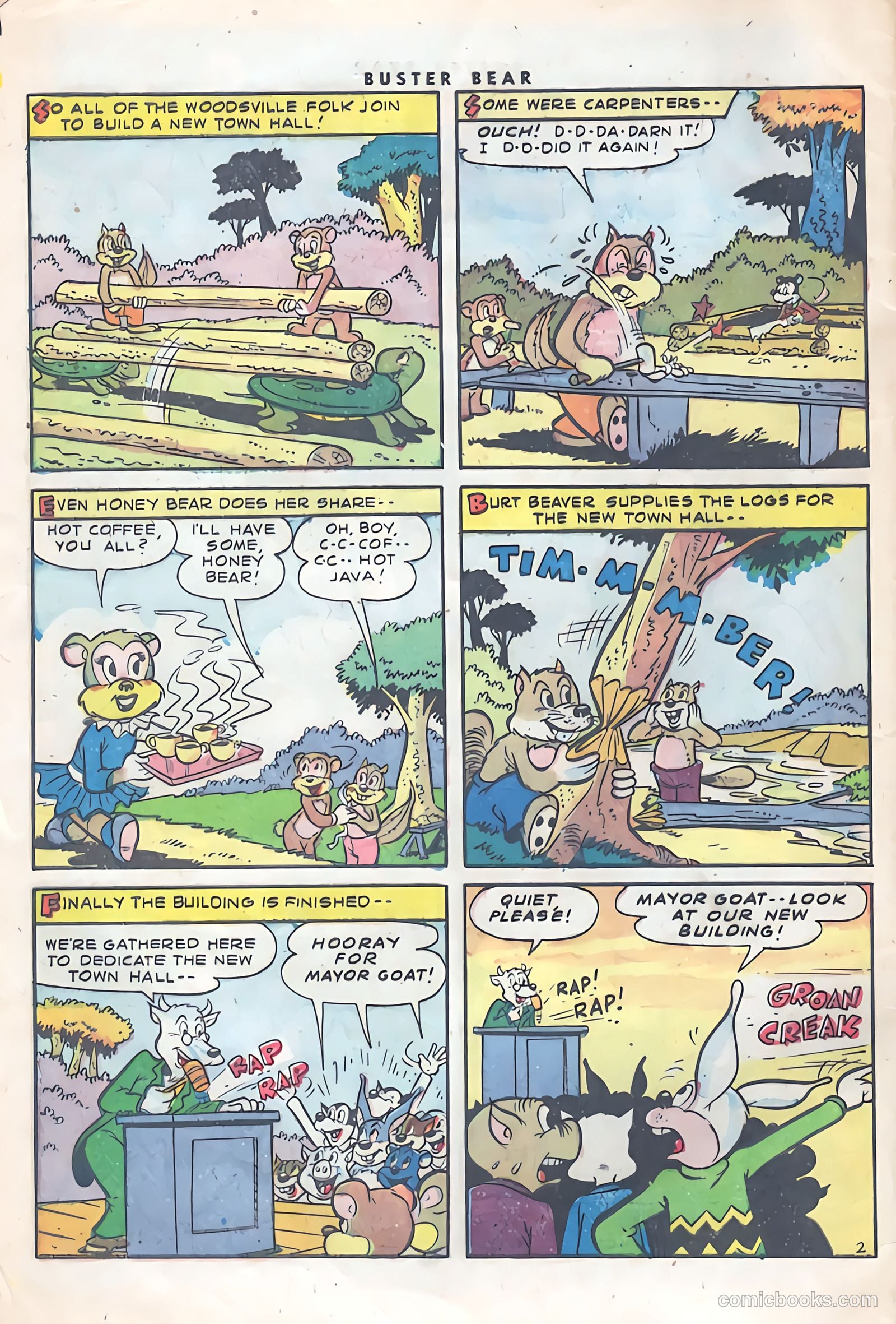 Buster Bear #2 (1954) — page 4 of 36