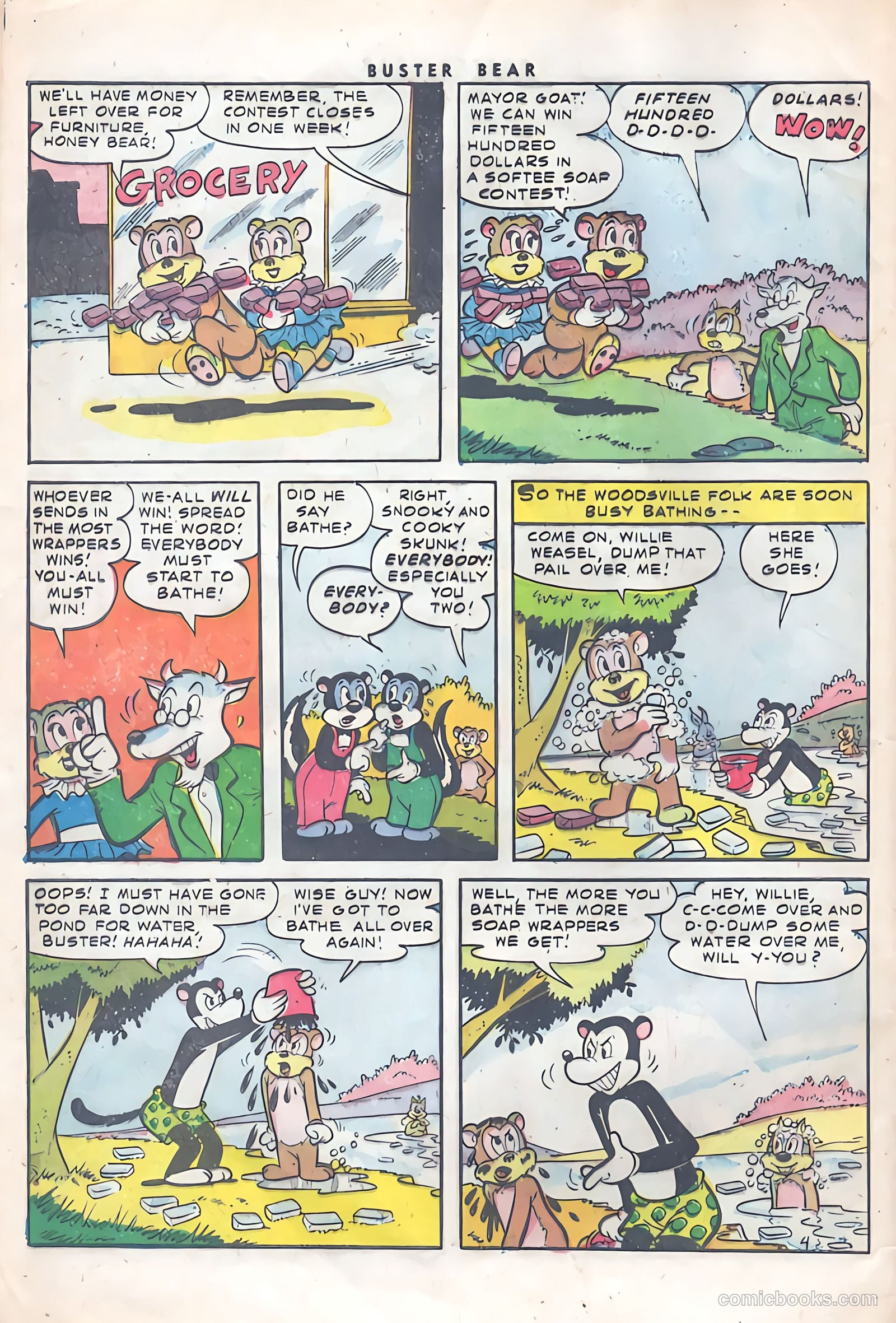 Buster Bear #2 (1954) — page 6 of 36