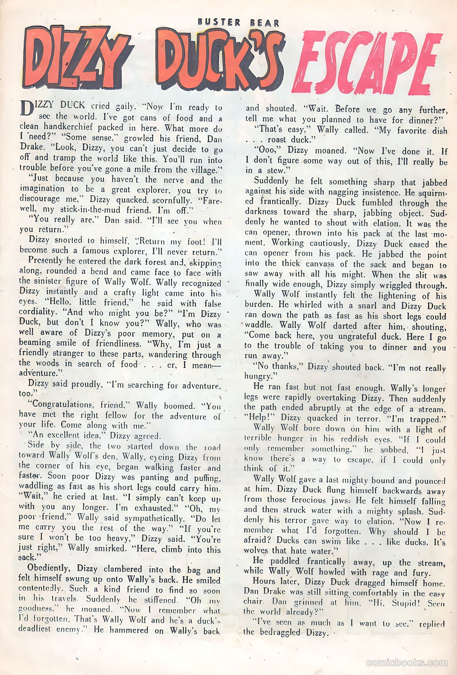 Buster Bear #2 (1954) — page 26 of 36