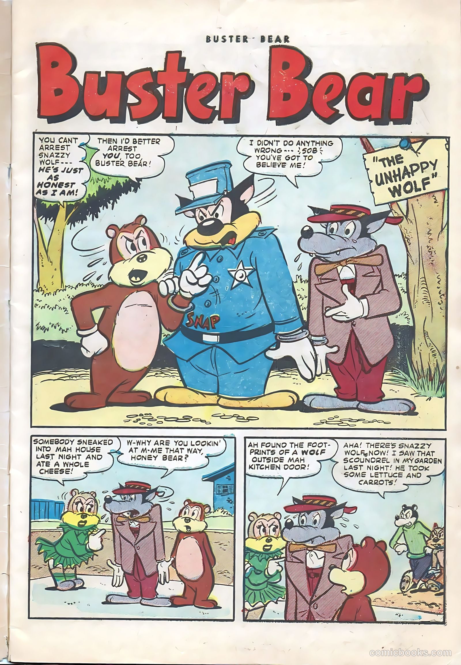 Buster Bear #3 (1954) — page 3 of 36