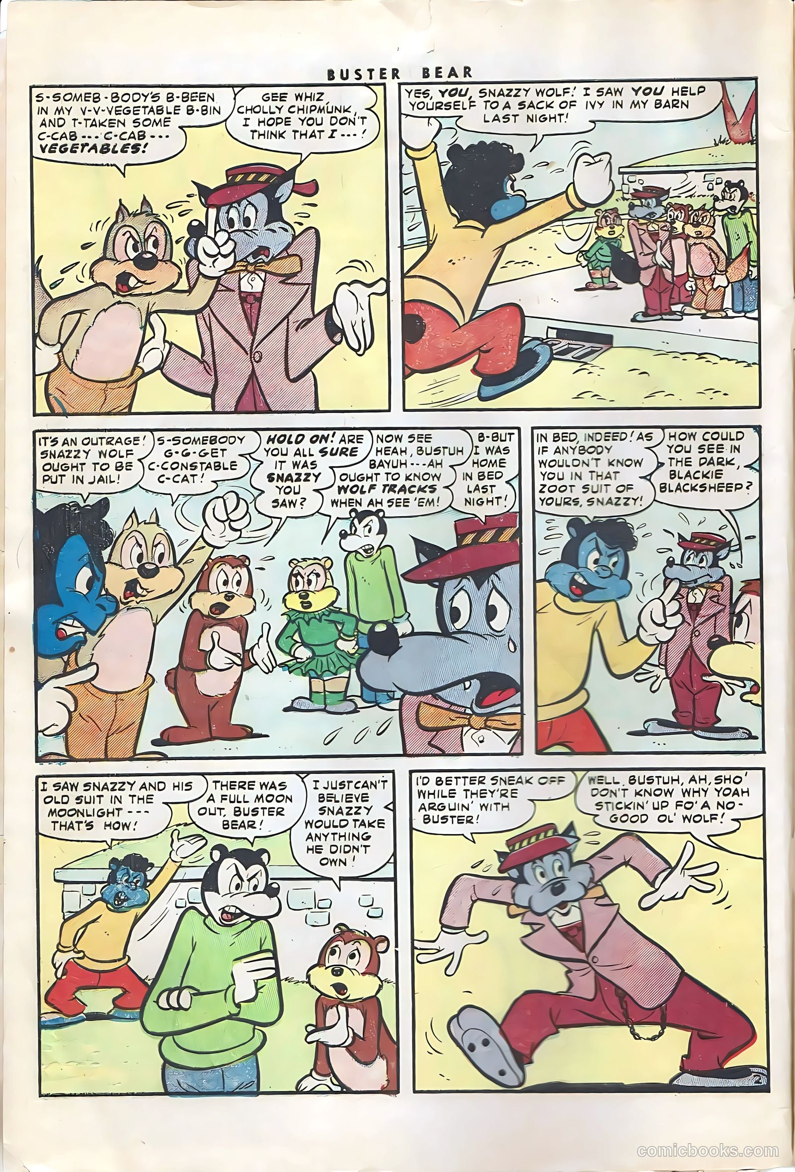 Buster Bear #3 (1954) — page 4 of 36
