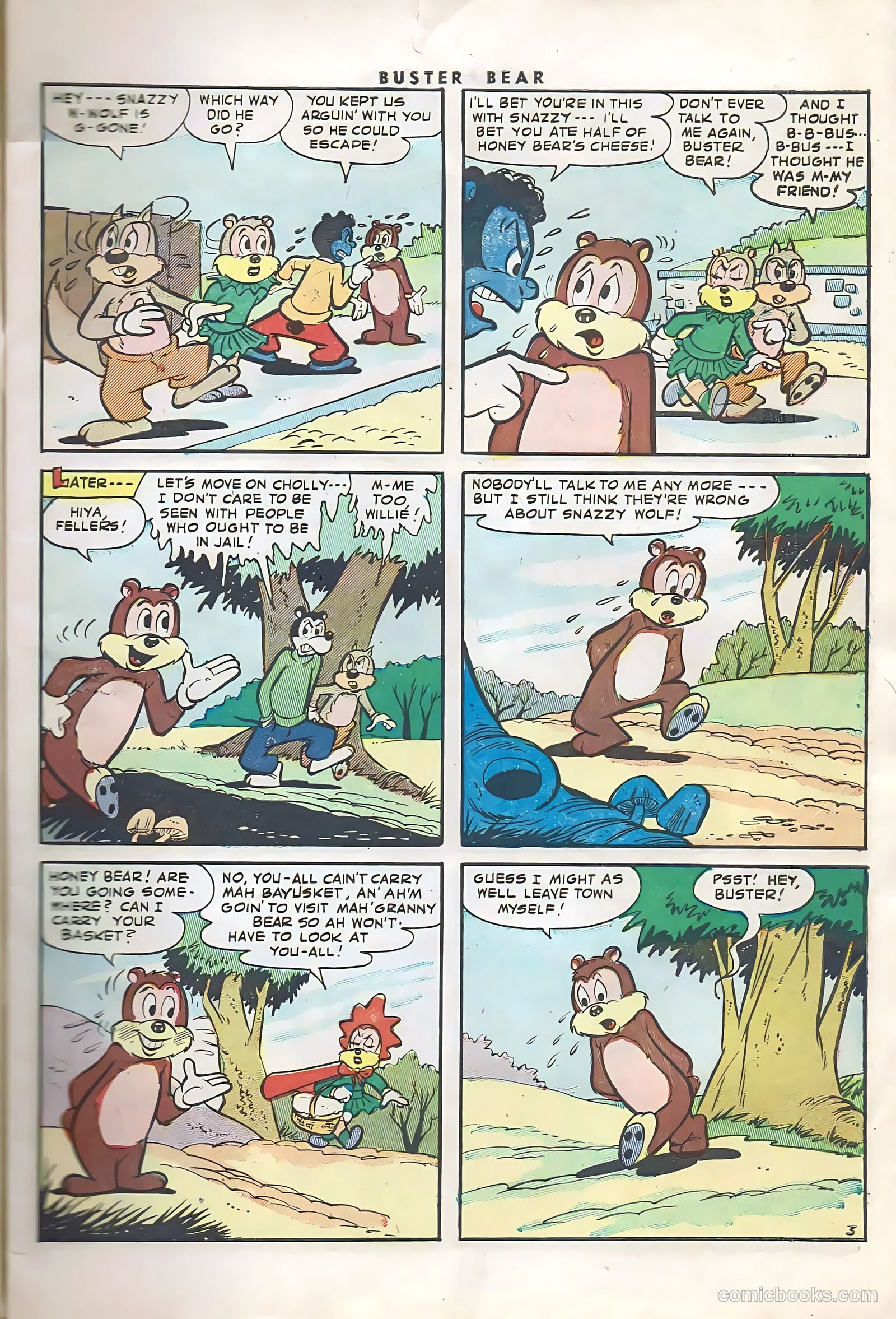 Buster Bear #3 (1954) — page 5 of 36