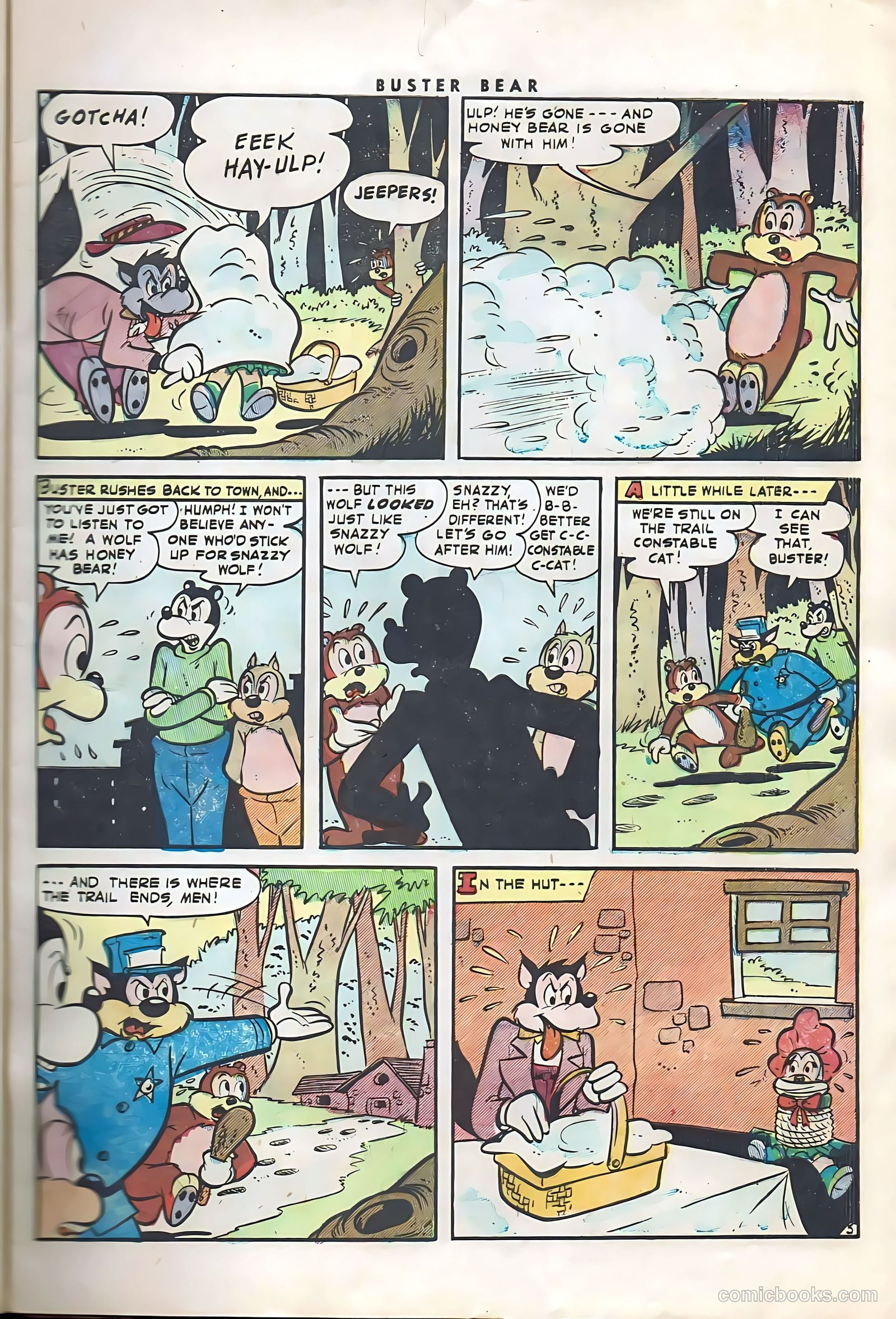 Buster Bear #3 (1954) — page 7 of 36