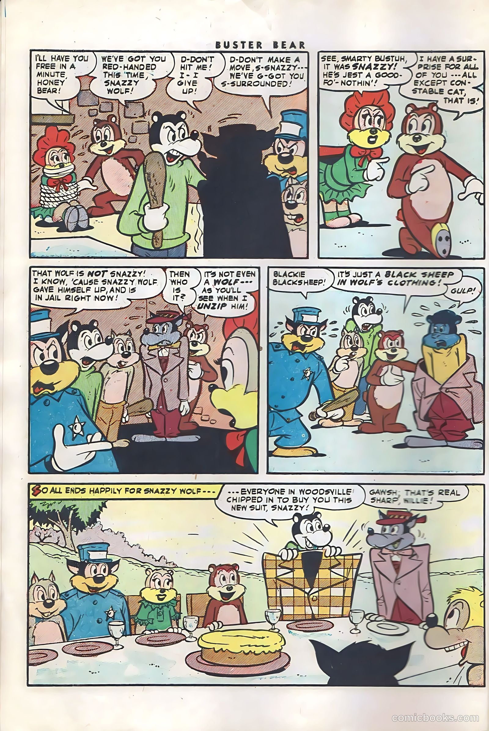 Buster Bear #3 (1954) — page 8 of 36