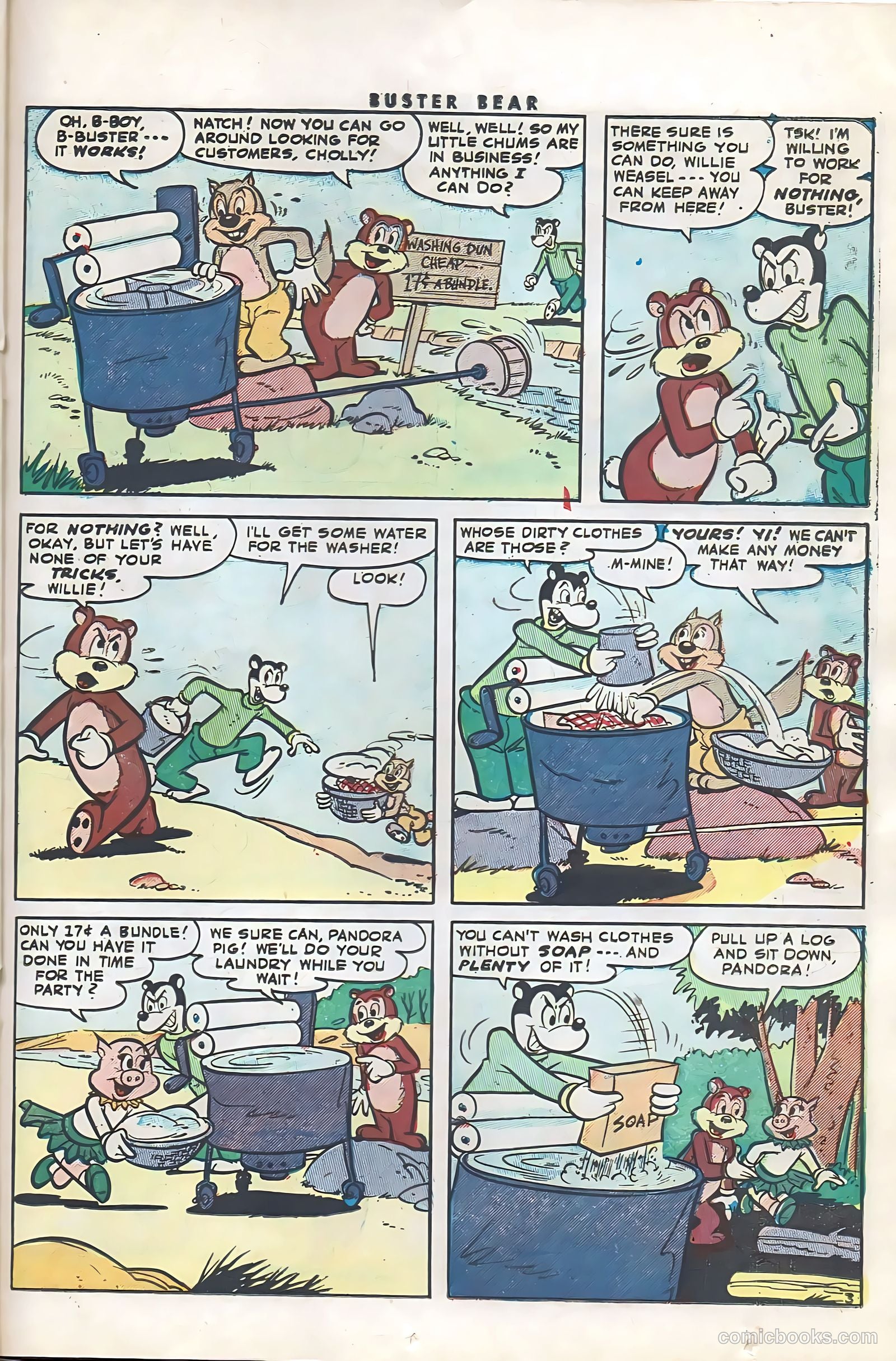Buster Bear #3 (1954) — page 21 of 36