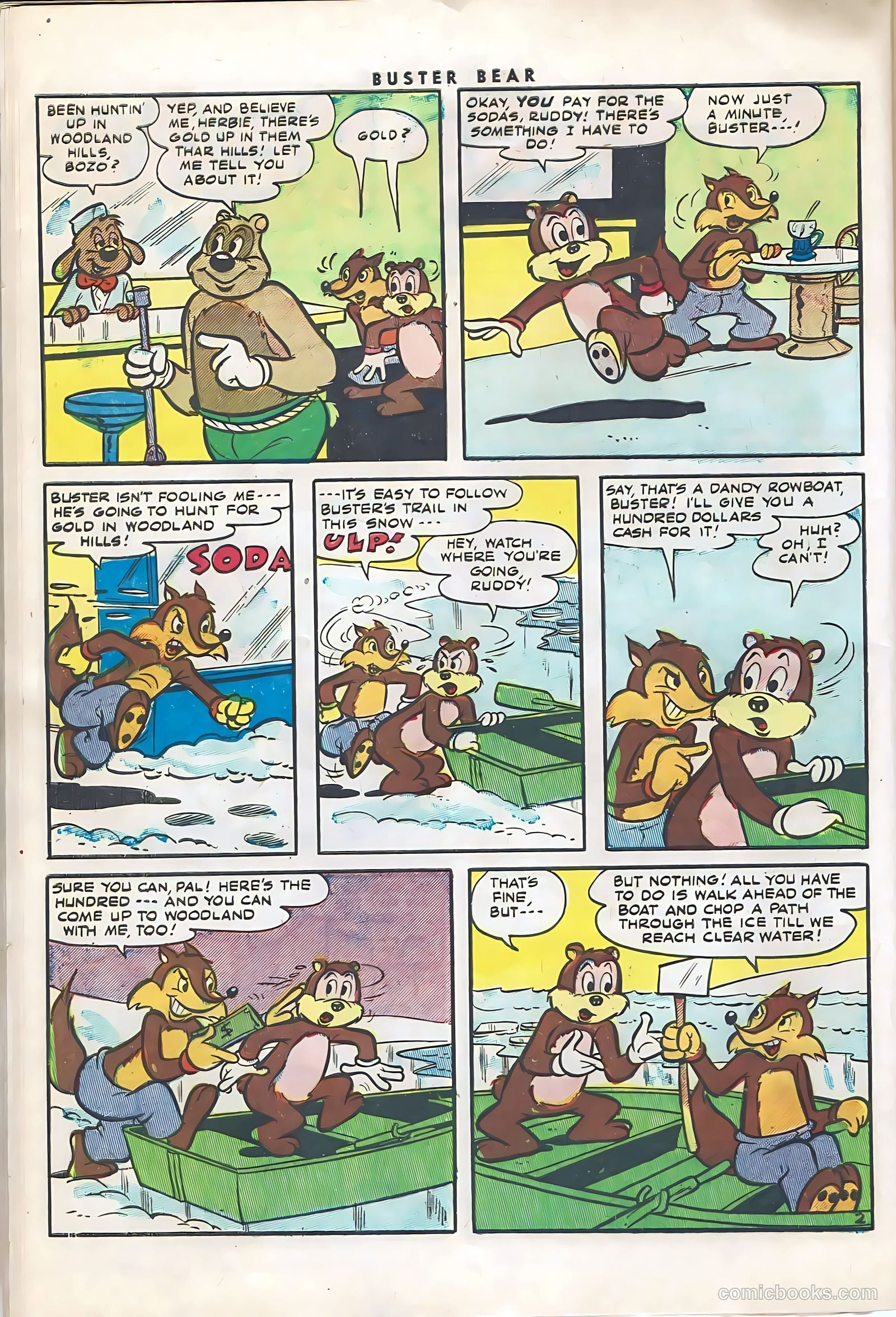 Buster Bear #3 (1954) — page 28 of 36