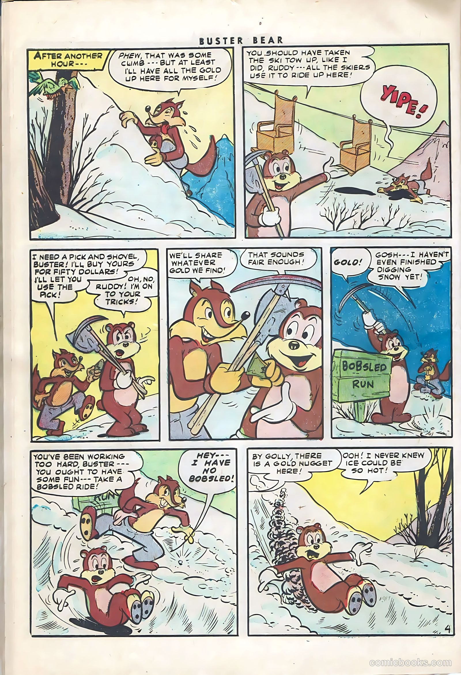 Buster Bear #3 (1954) — page 30 of 36
