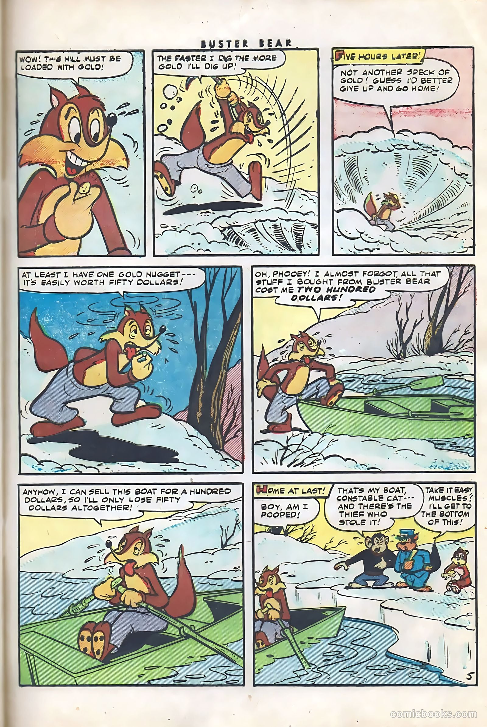 Buster Bear #3 (1954) — page 31 of 36