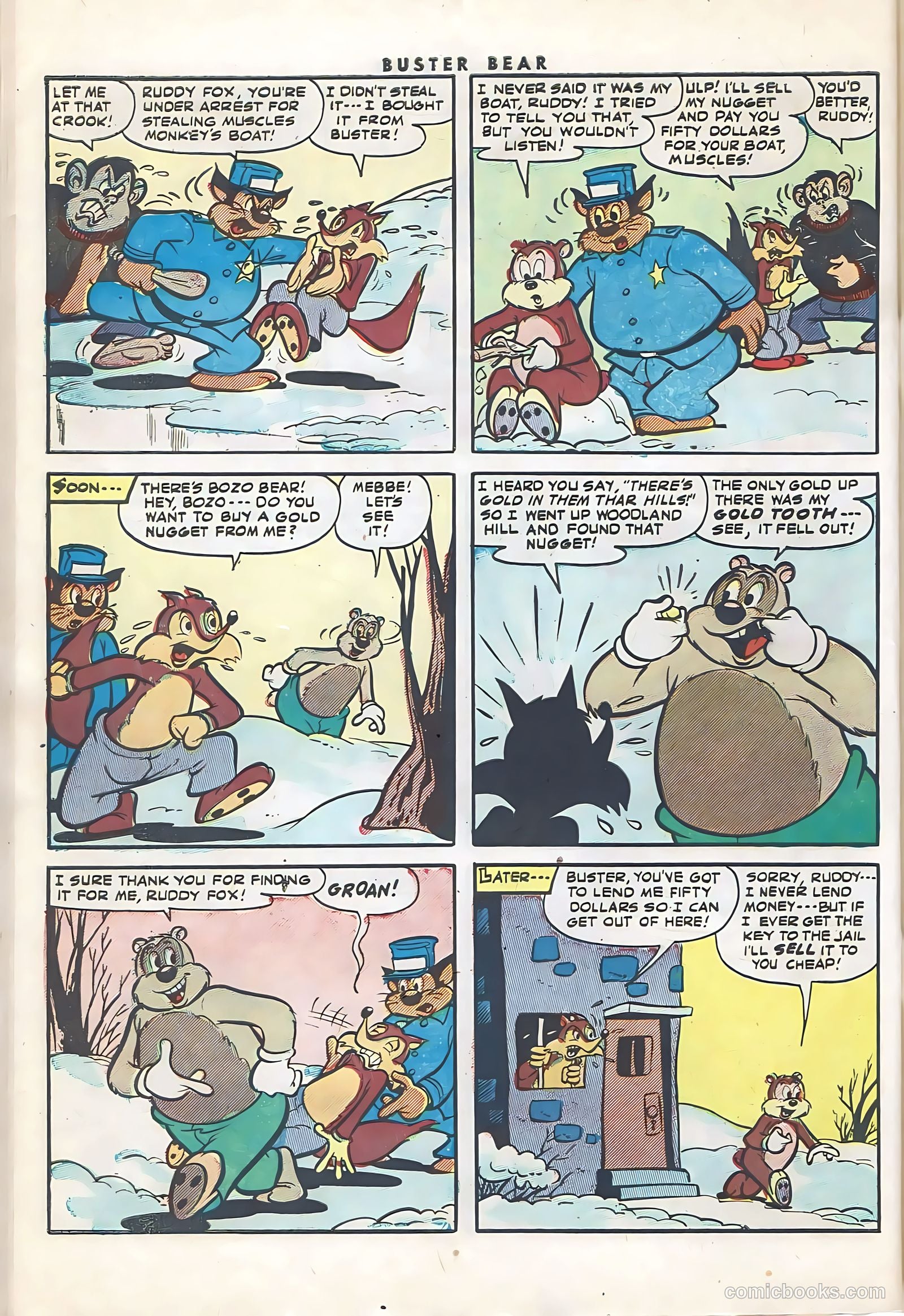 Buster Bear #3 (1954) — page 32 of 36