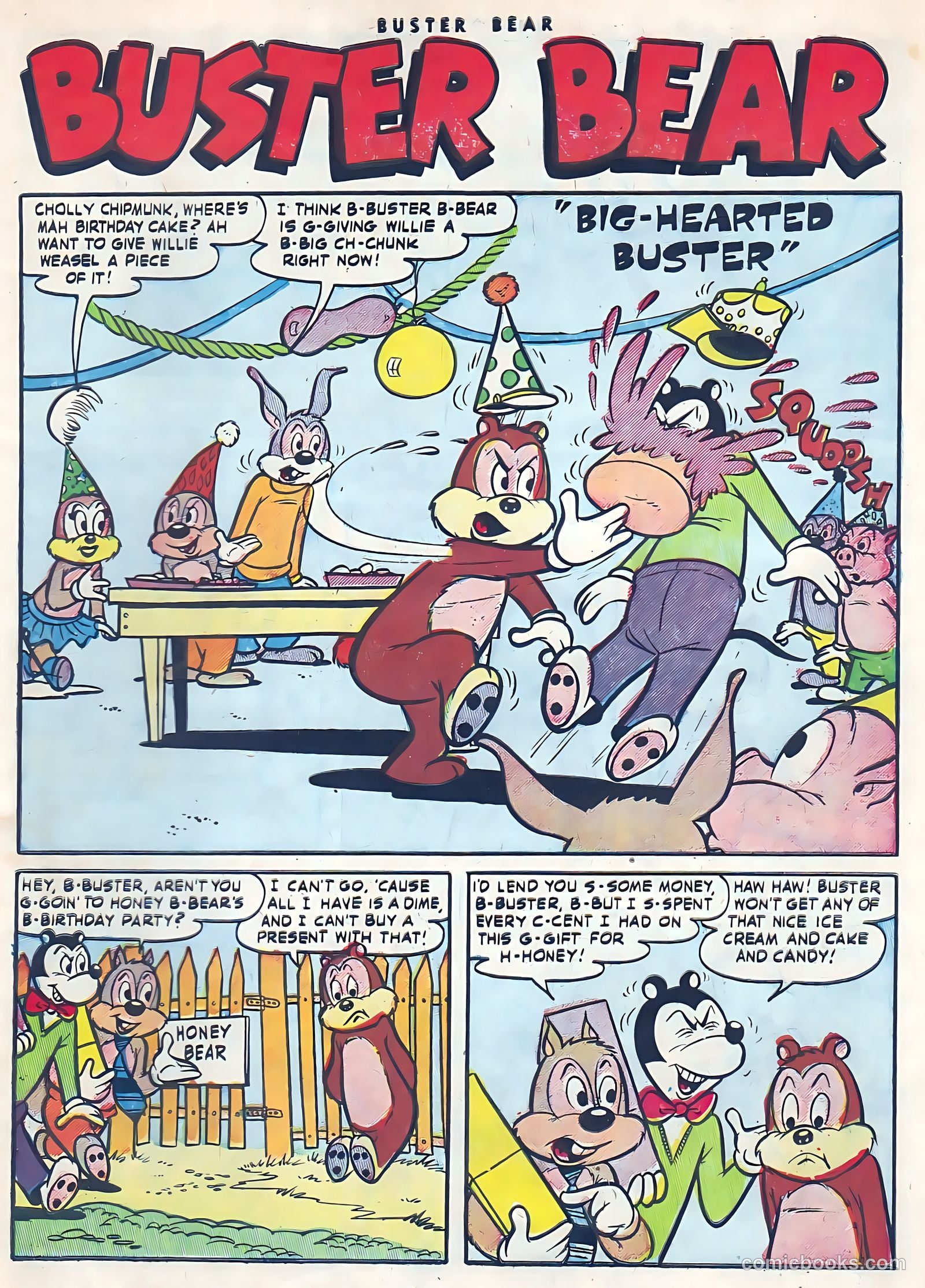 Buster Bear #4 (1954) — page 3 of 36
