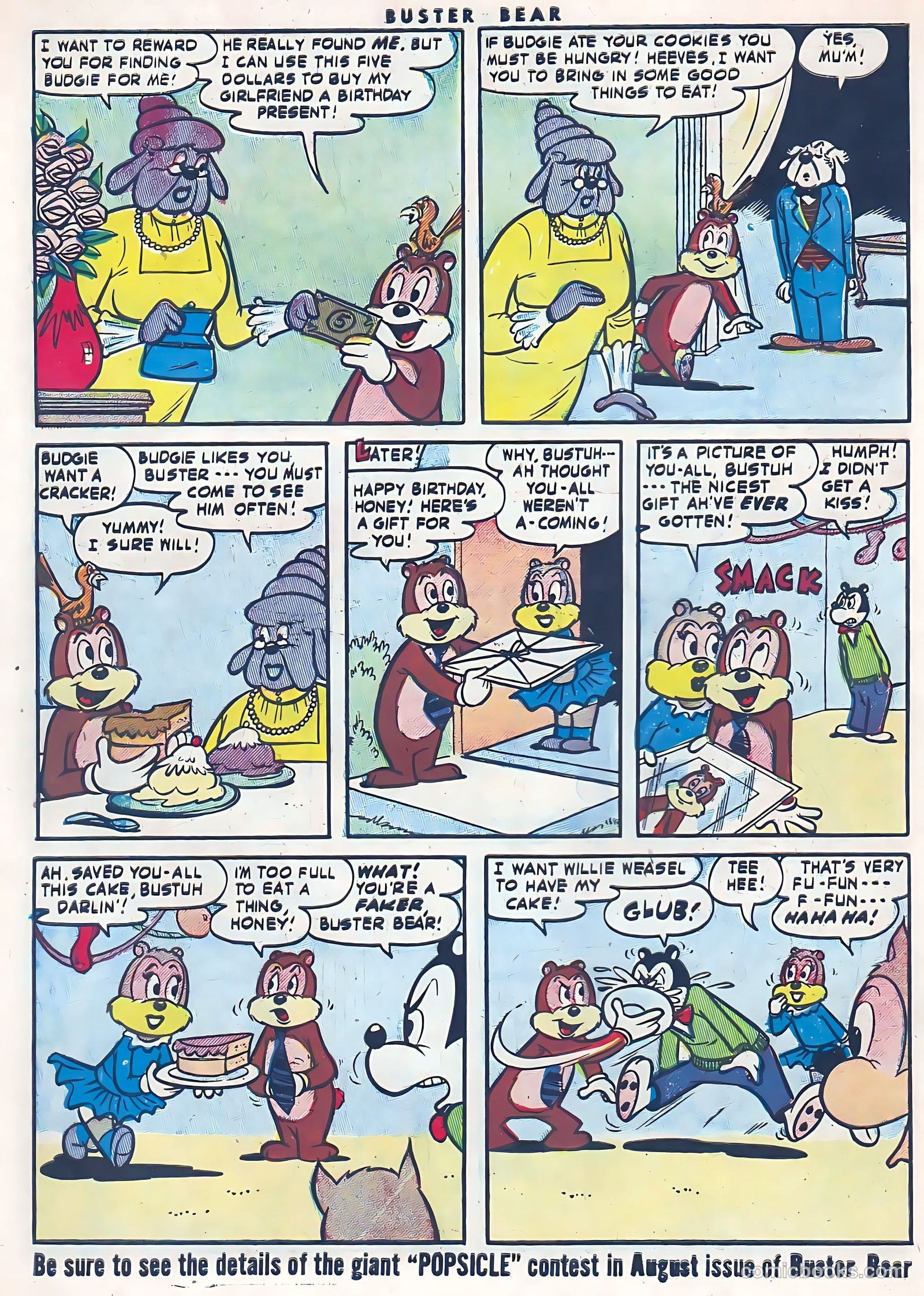 Buster Bear #4 (1954) — page 8 of 36