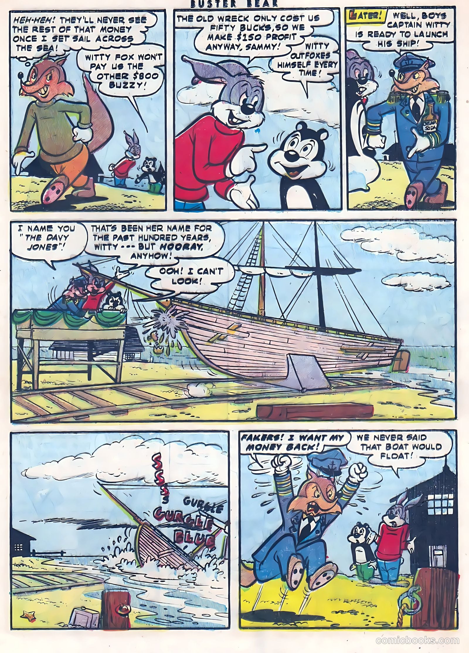 Buster Bear #4 (1954) — page 15 of 36
