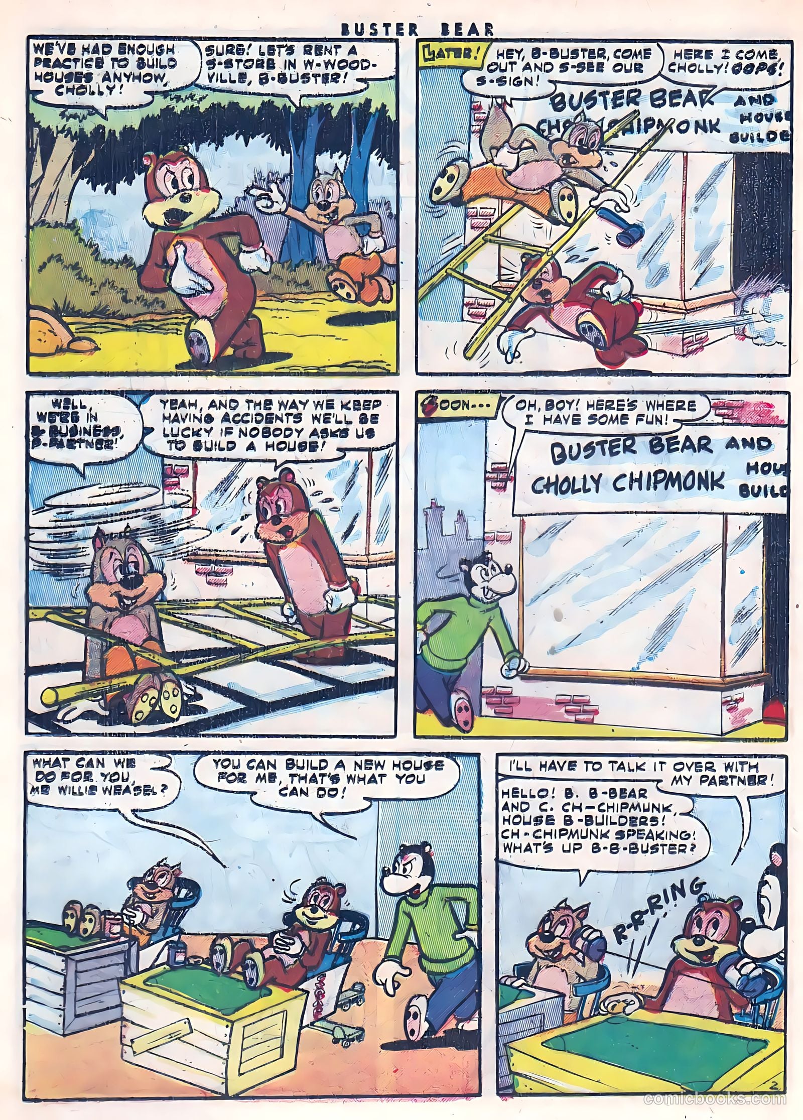 Buster Bear #4 (1954) — page 20 of 36