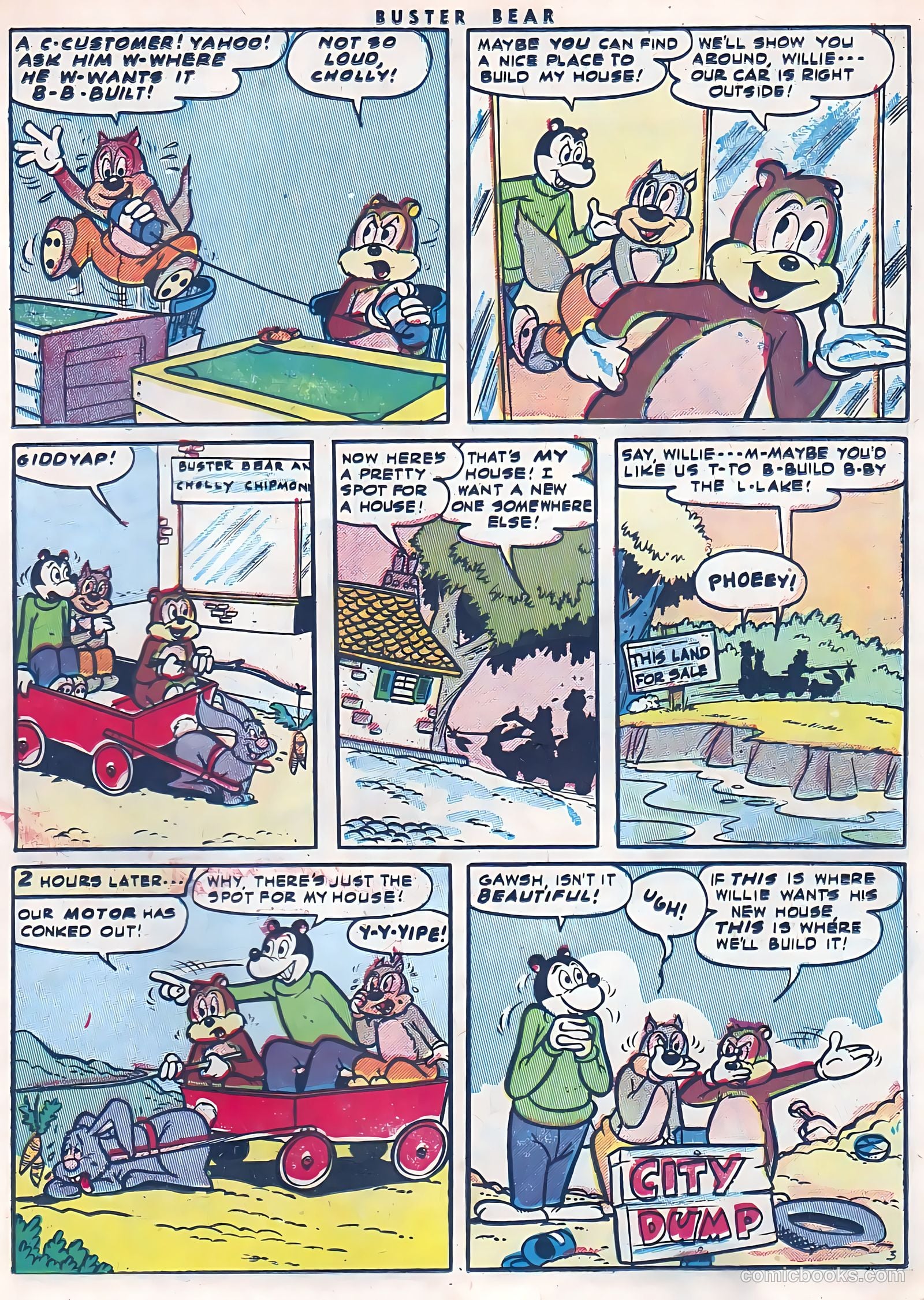 Buster Bear #4 (1954) — page 21 of 36