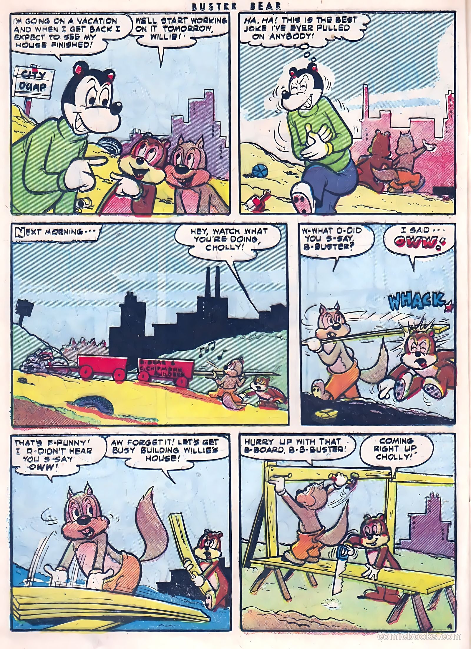 Buster Bear #4 (1954) — page 22 of 36