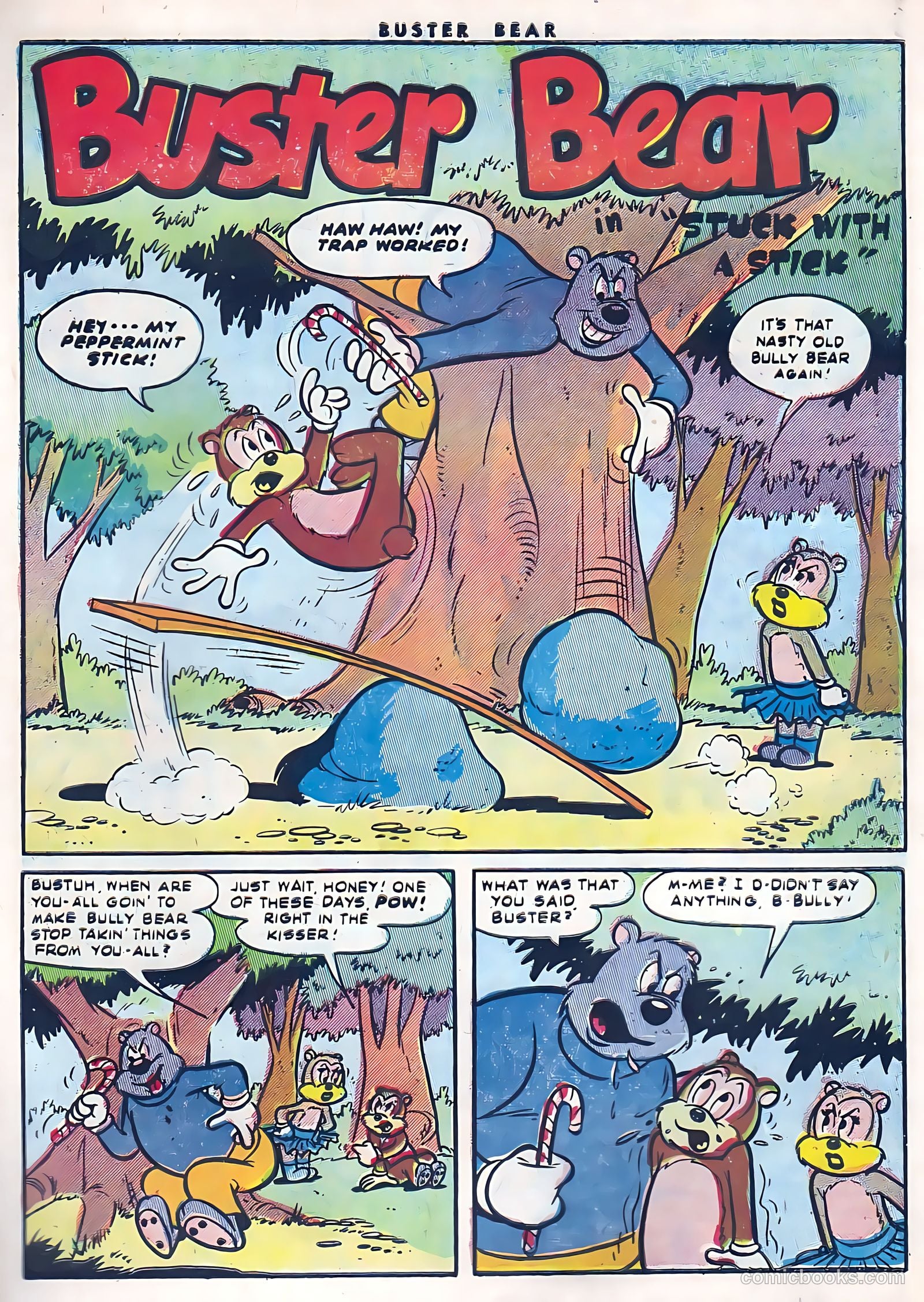 Buster Bear #4 (1954) — page 27 of 36