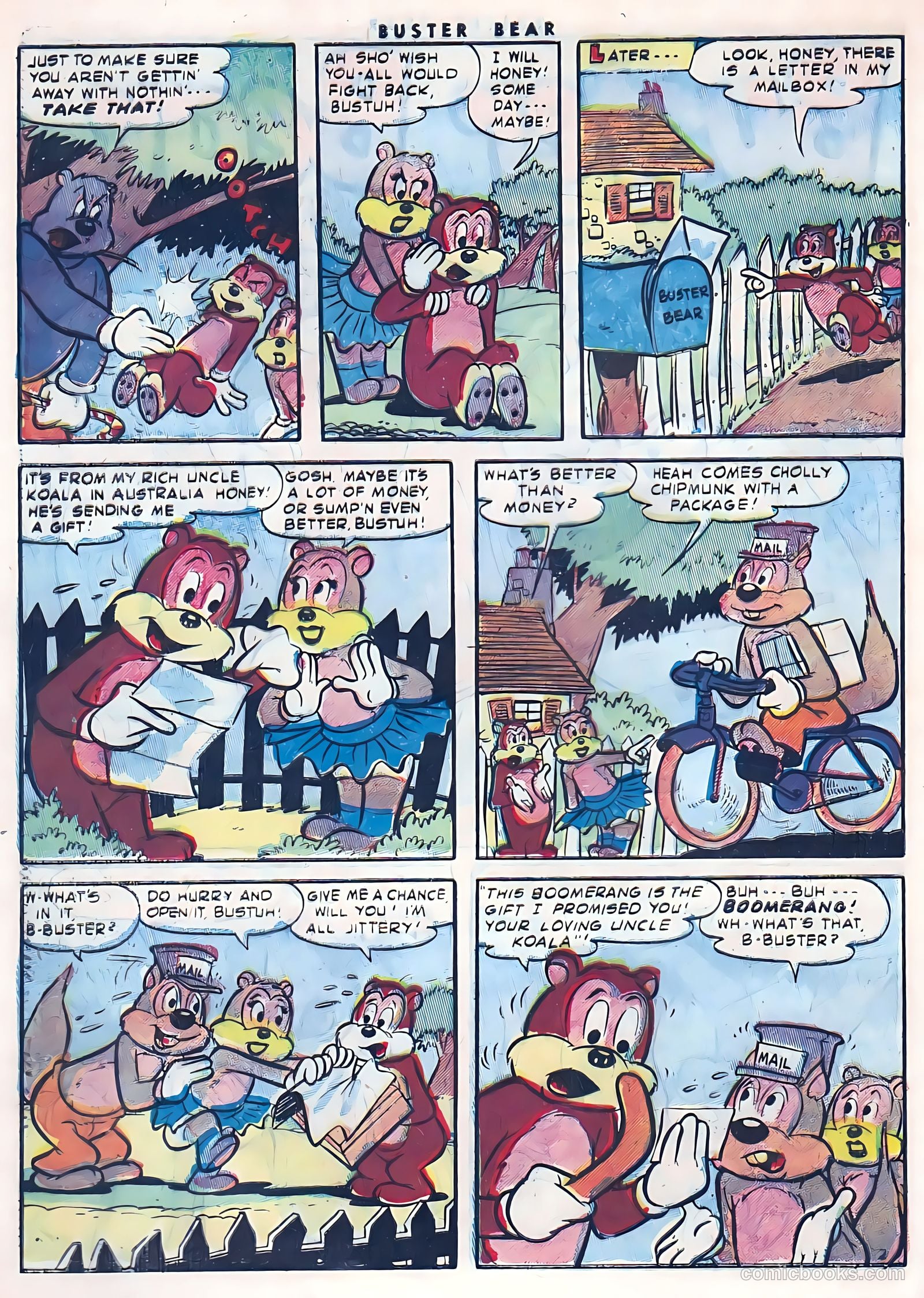 Buster Bear #4 (1954) — page 28 of 36