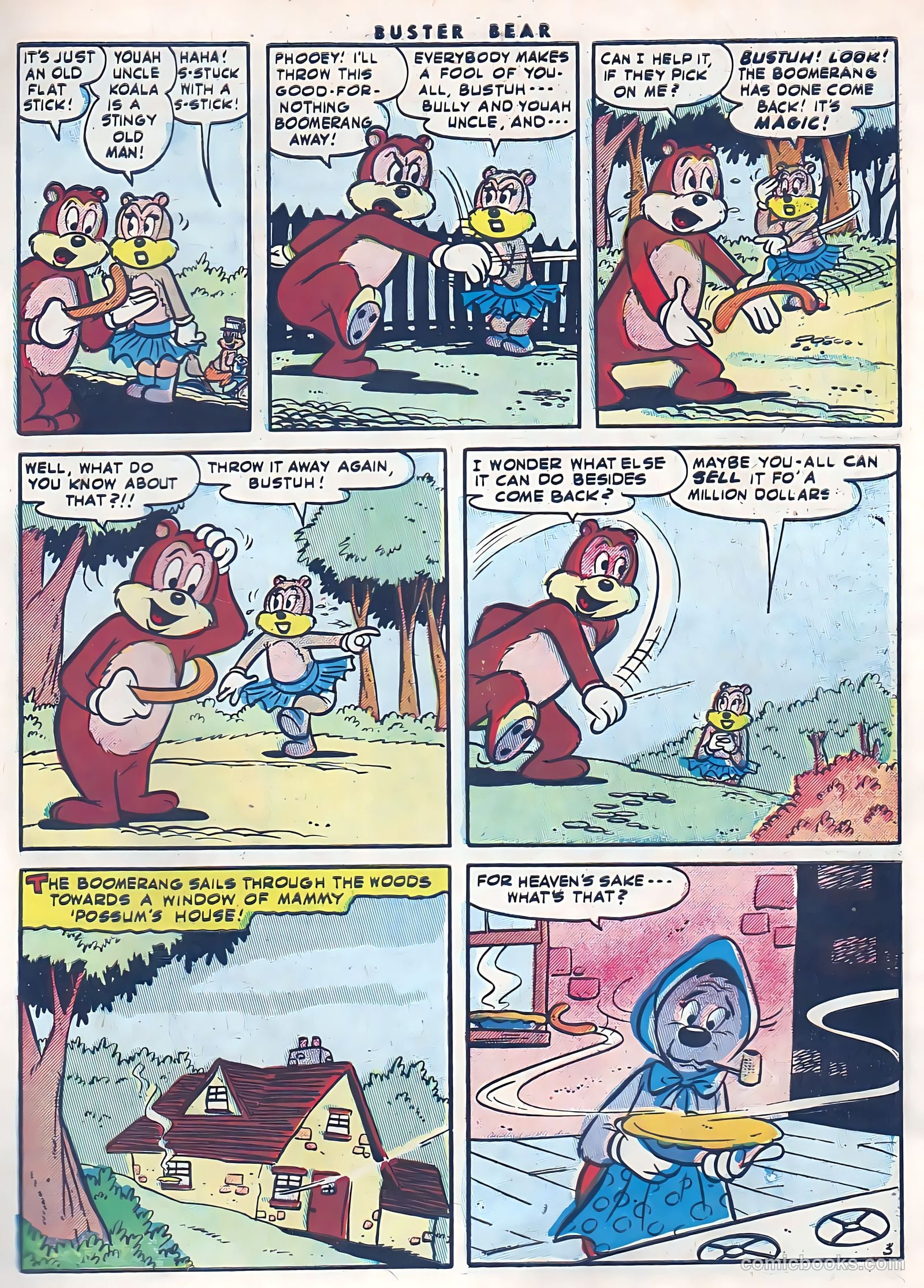Buster Bear #4 (1954) — page 29 of 36