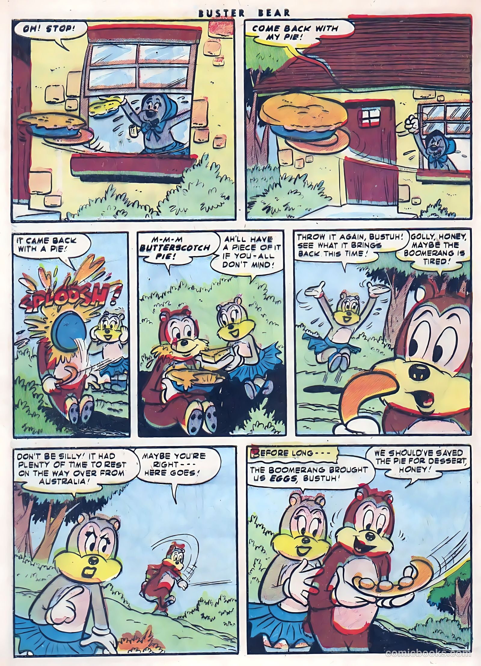 Buster Bear #4 (1954) — page 30 of 36