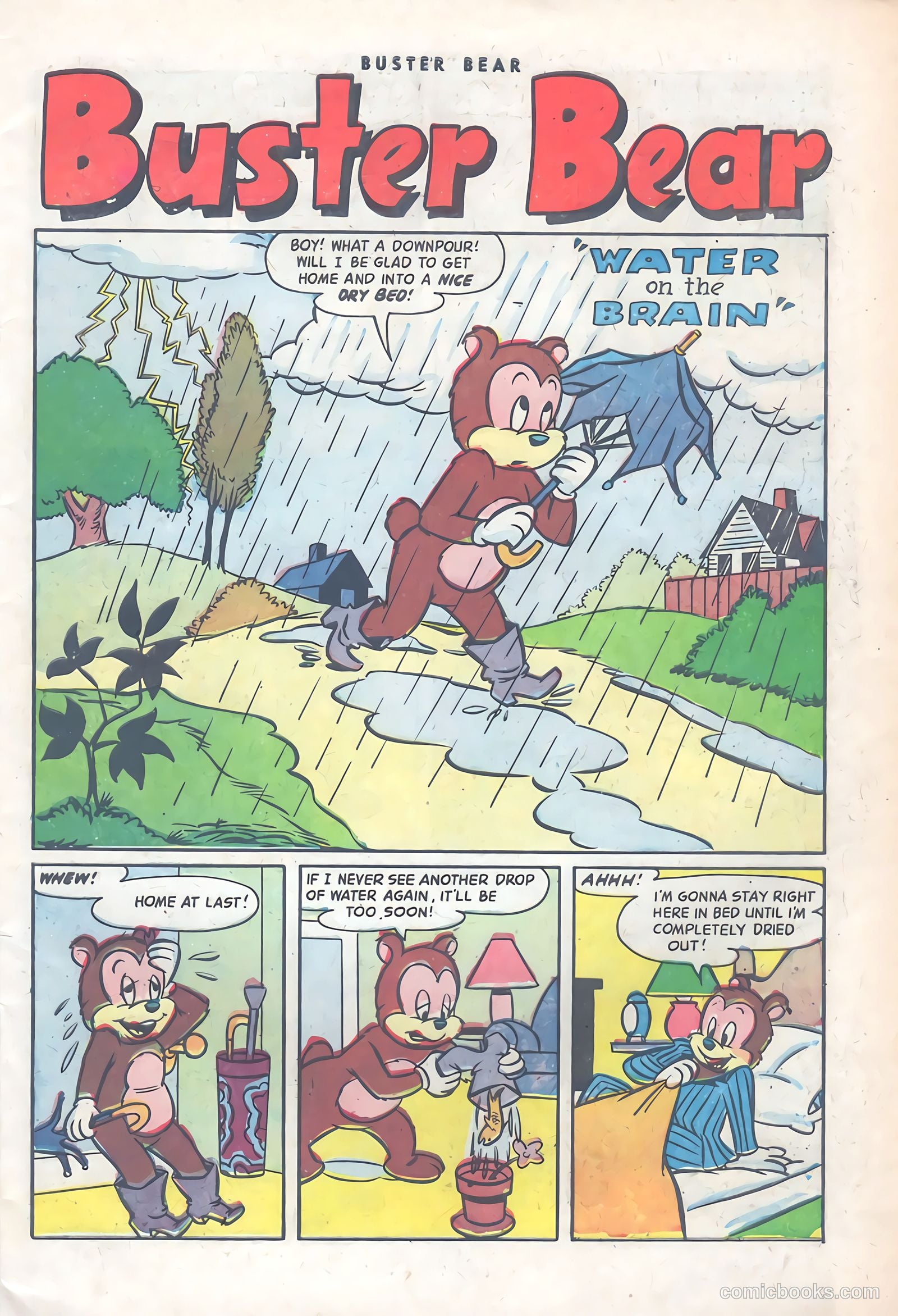 Buster Bear #5 (1954) — page 3 of 36